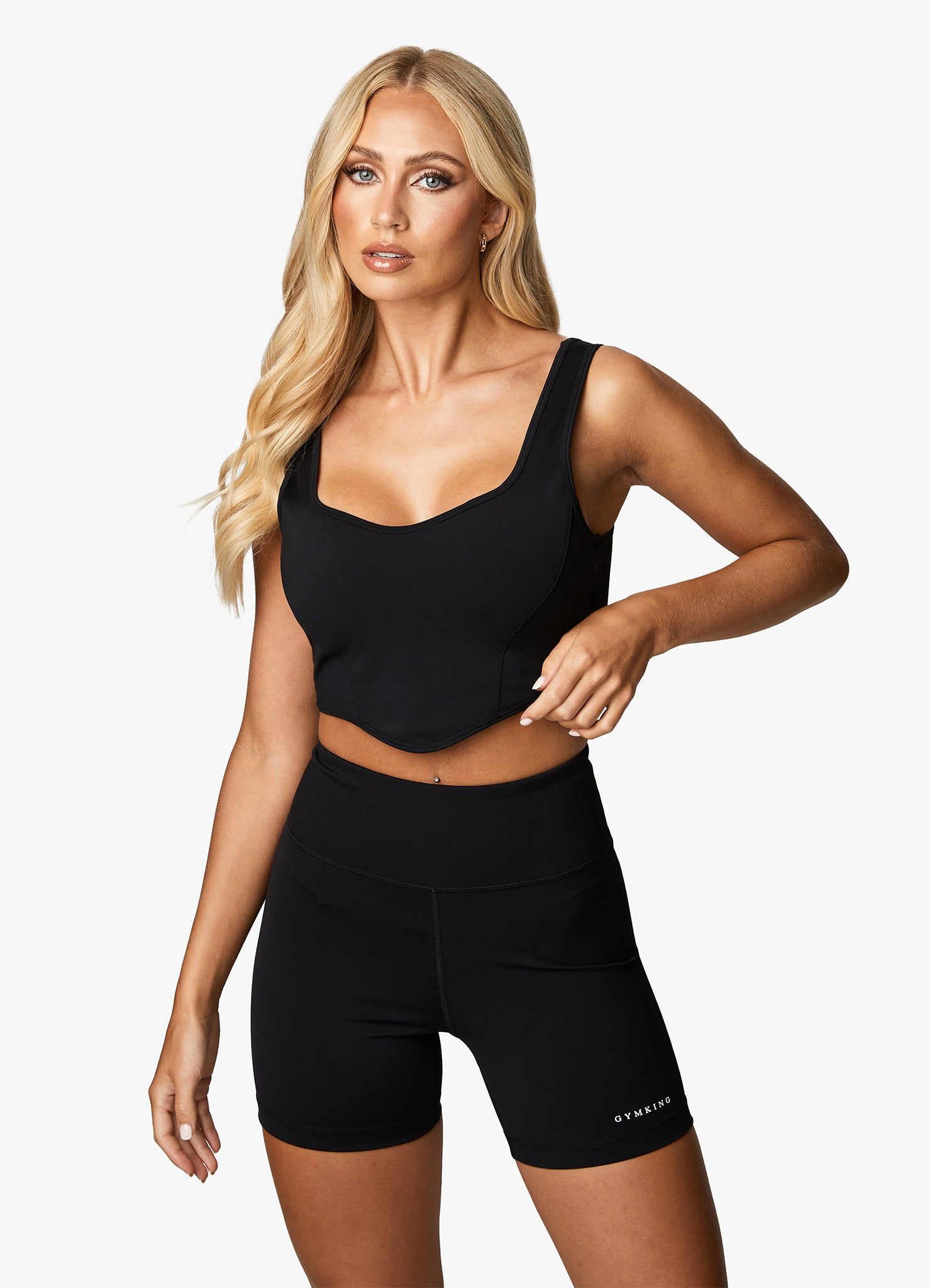 Gym King Malibu Contoured Tank - Black sold by The Gym King product image thumbnail 5