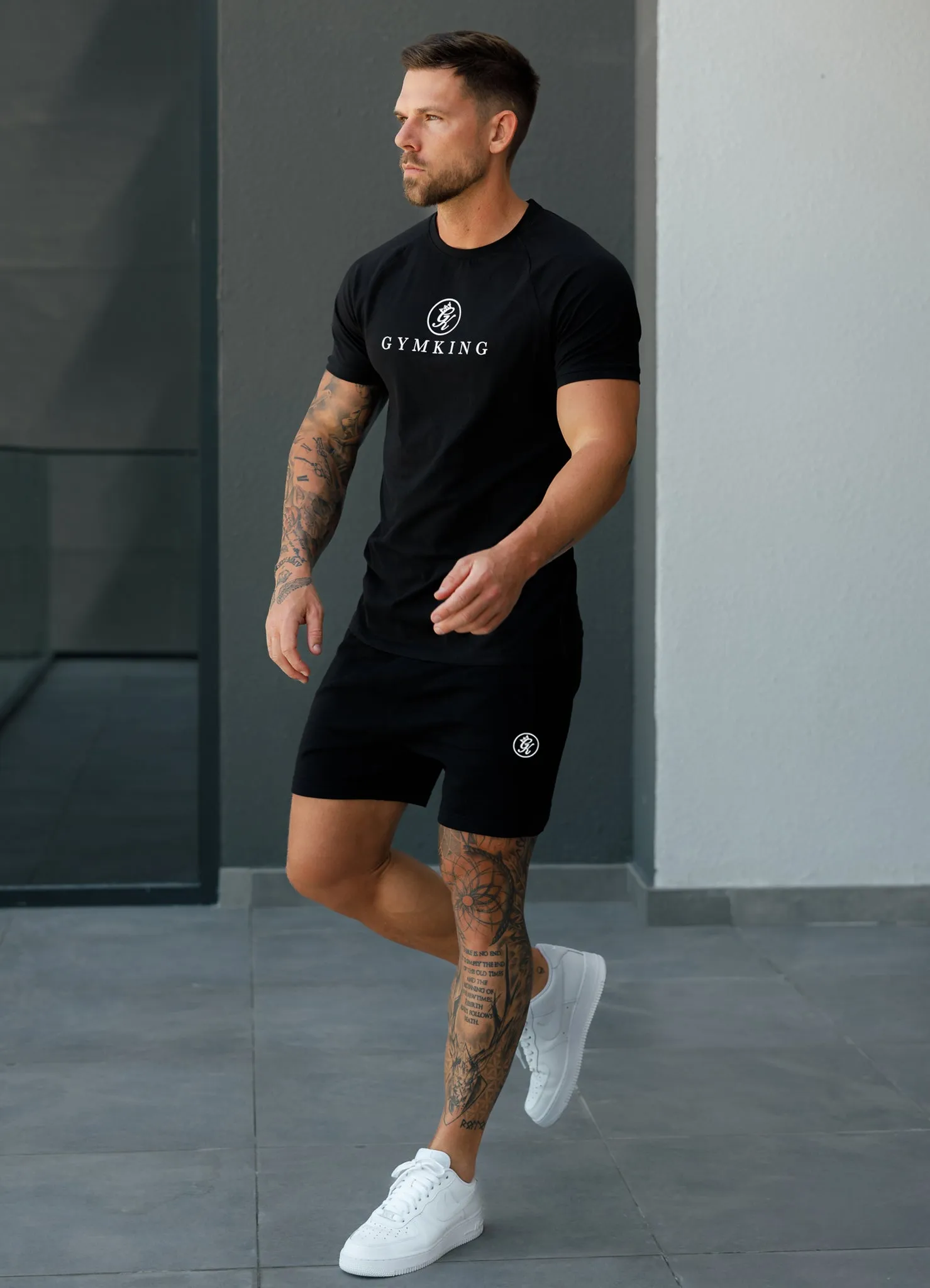 Gym King Pro Jersey Short - Black sold by The Gym King product image thumbnail 3