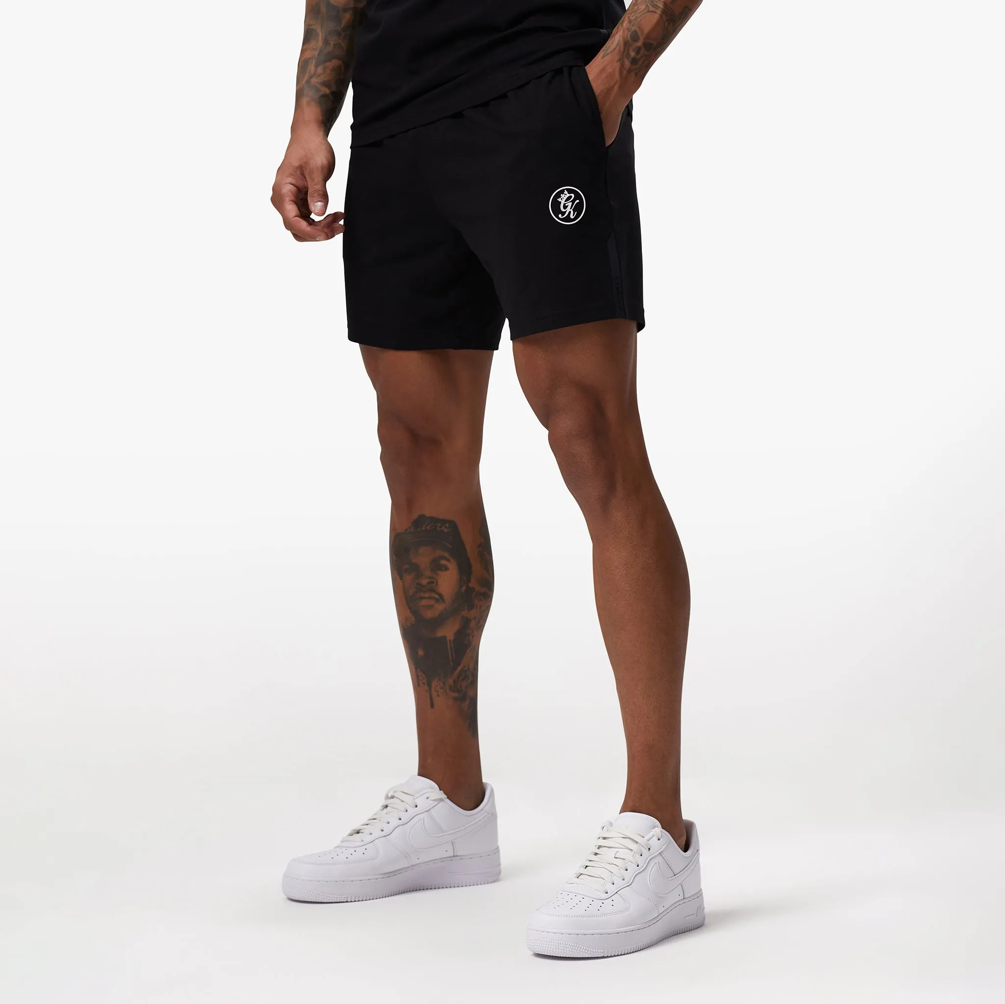 Gym King Pro Jersey Short - Black sold by The Gym King product image thumbnail 2