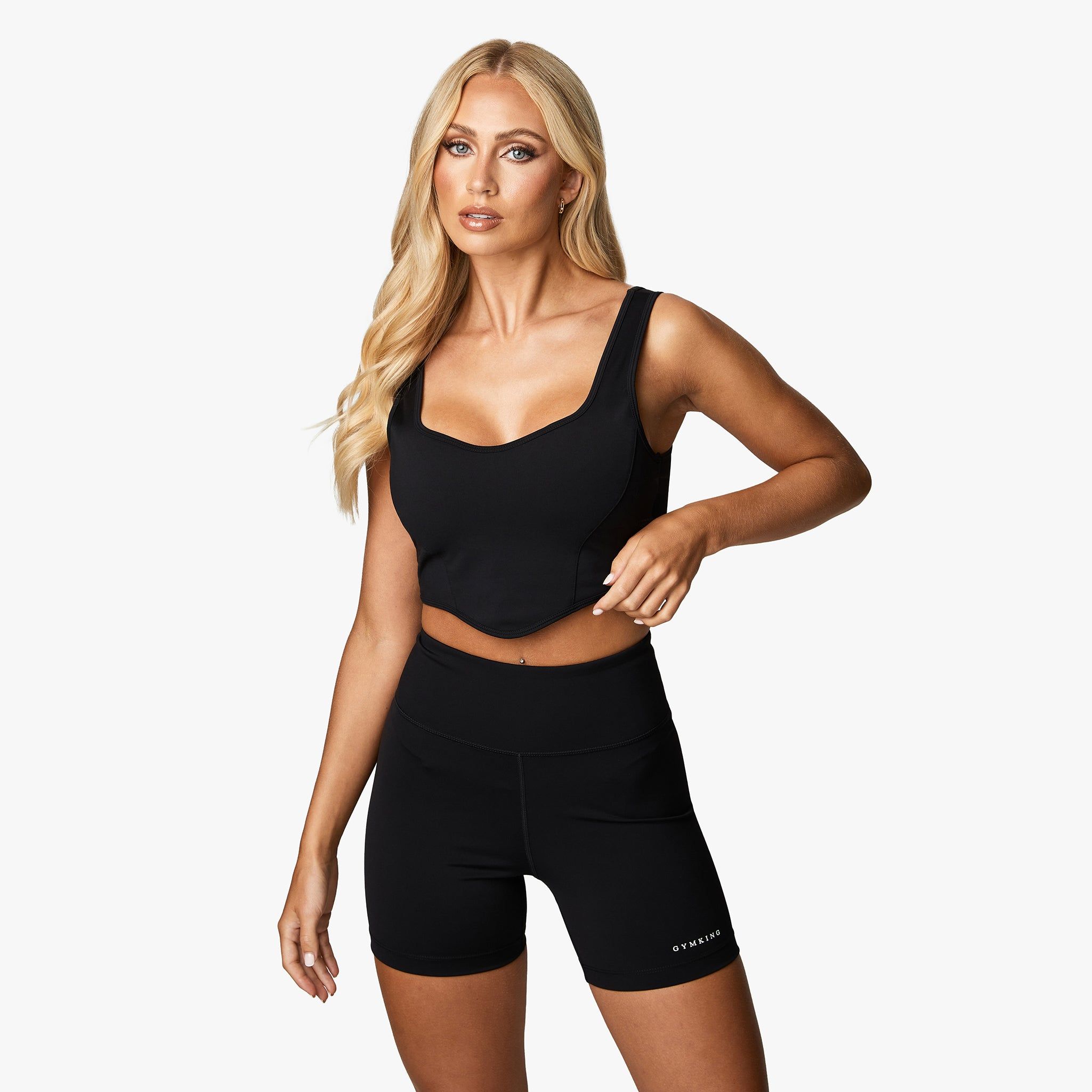 Gym King Malibu Contoured Tank - Black sold by The Gym King product image thumbnail 2