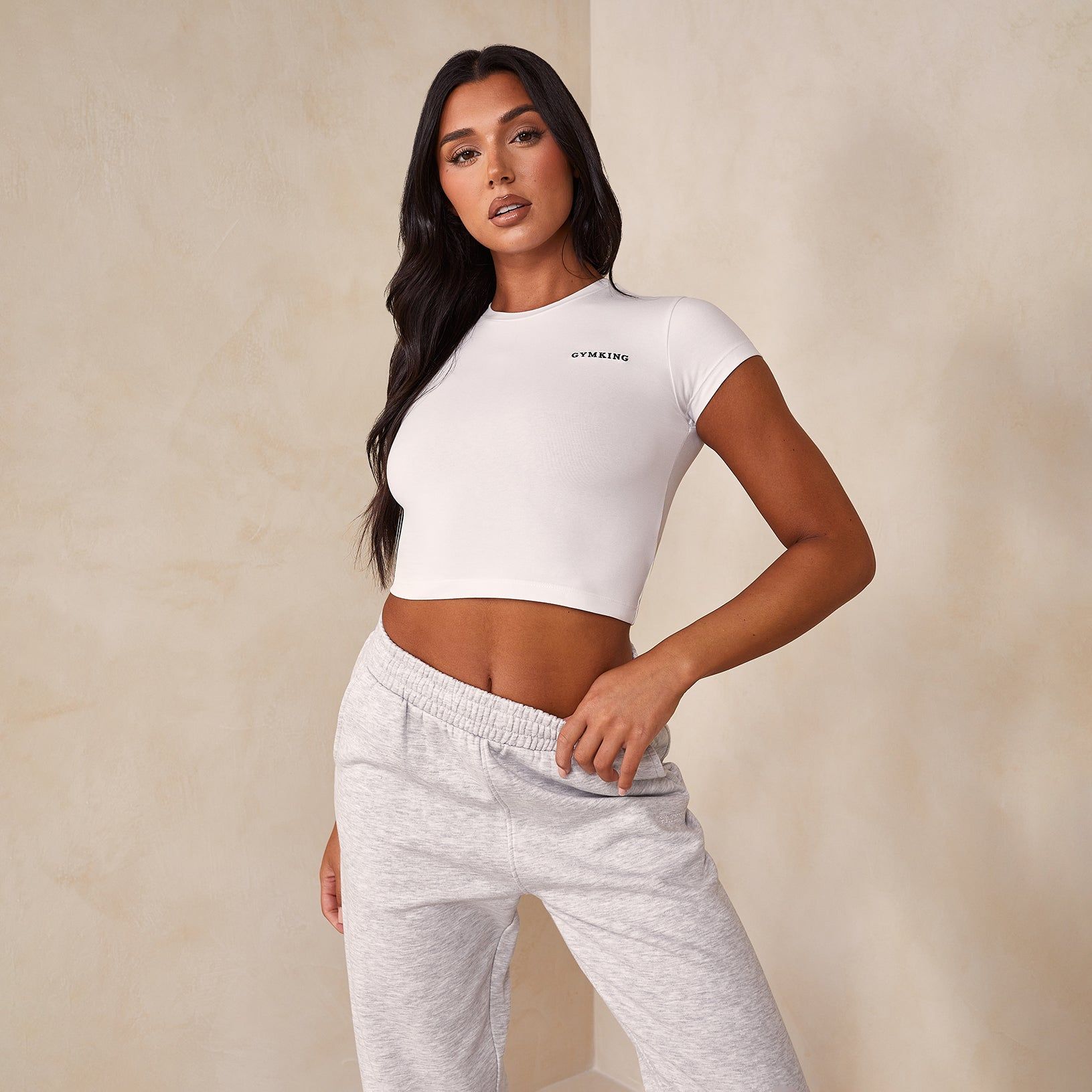 Gym King 365 Fitted Tee - White sold by The Gym King product image thumbnail 2