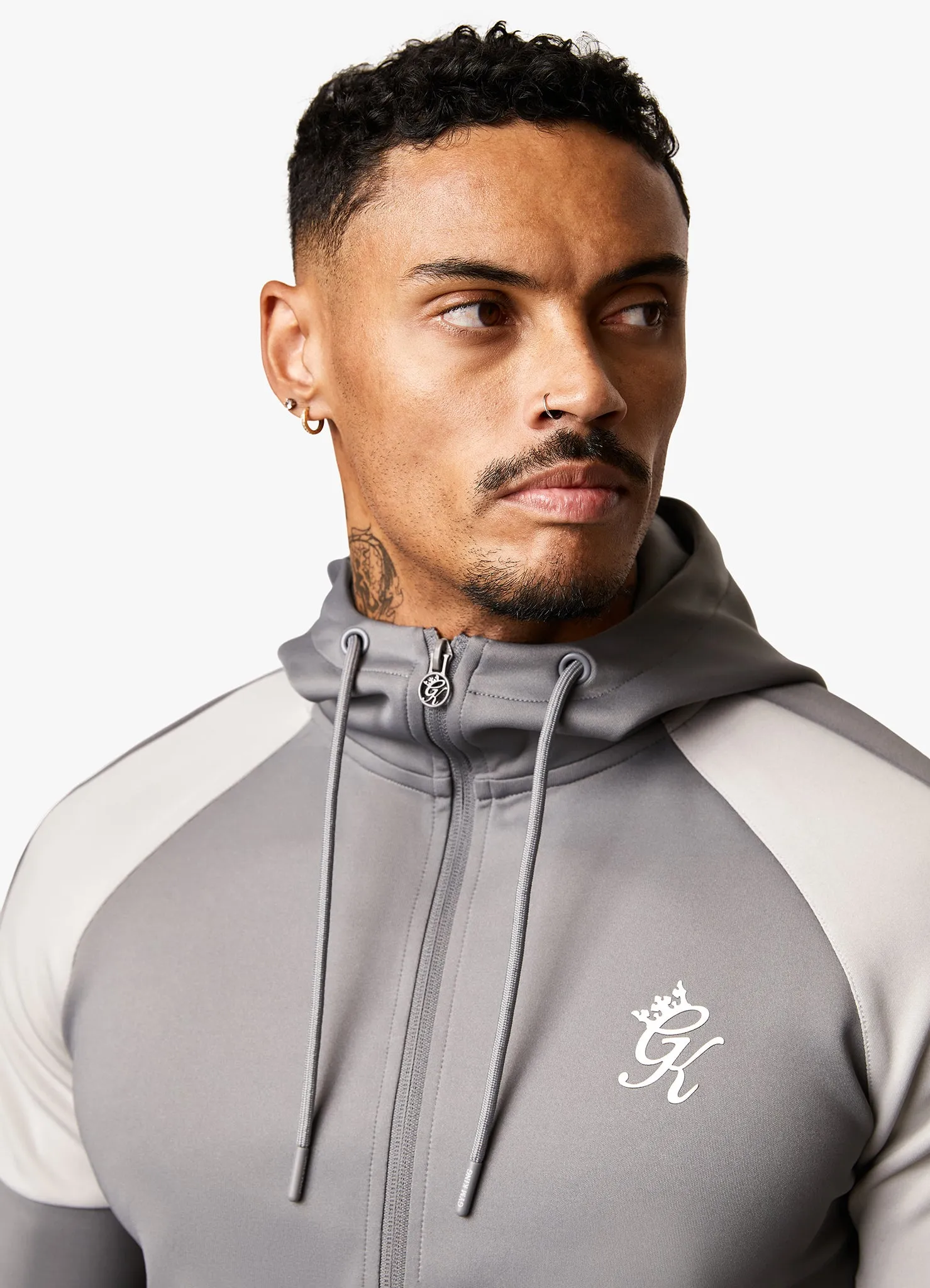 Gym King Core Plus Poly FZ Hood - Grey sold by The Gym King product image thumbnail 4