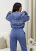 Gym King Powered By Belief Sweatpants - Blue Steel sold by The Gym King