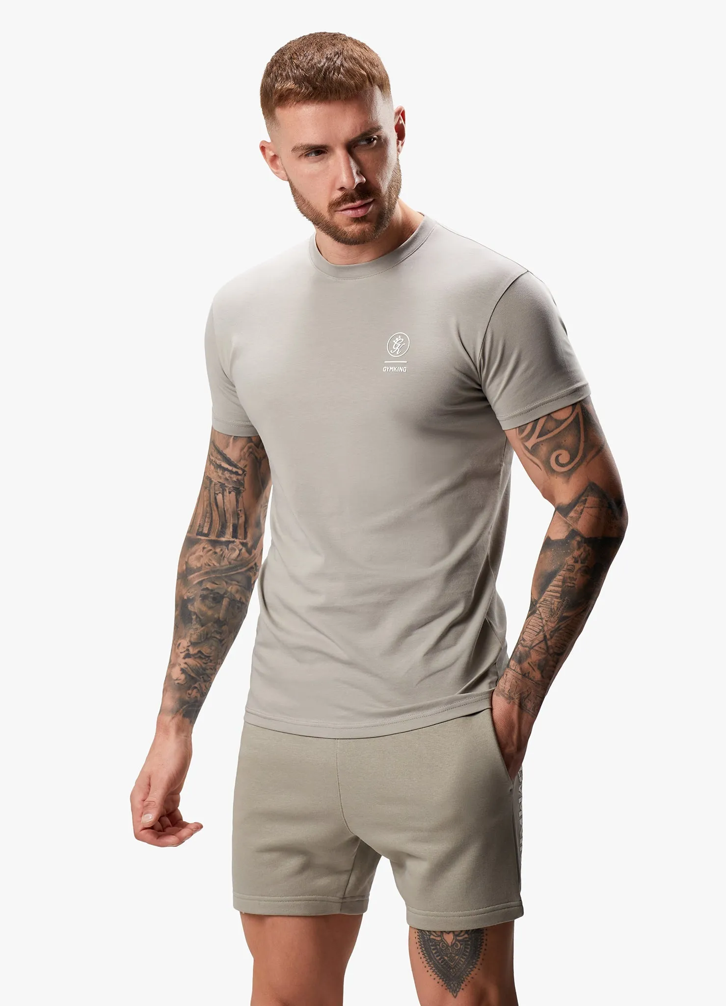 Gym King Aventus Tee - Taupe sold by The Gym King product image thumbnail 5
