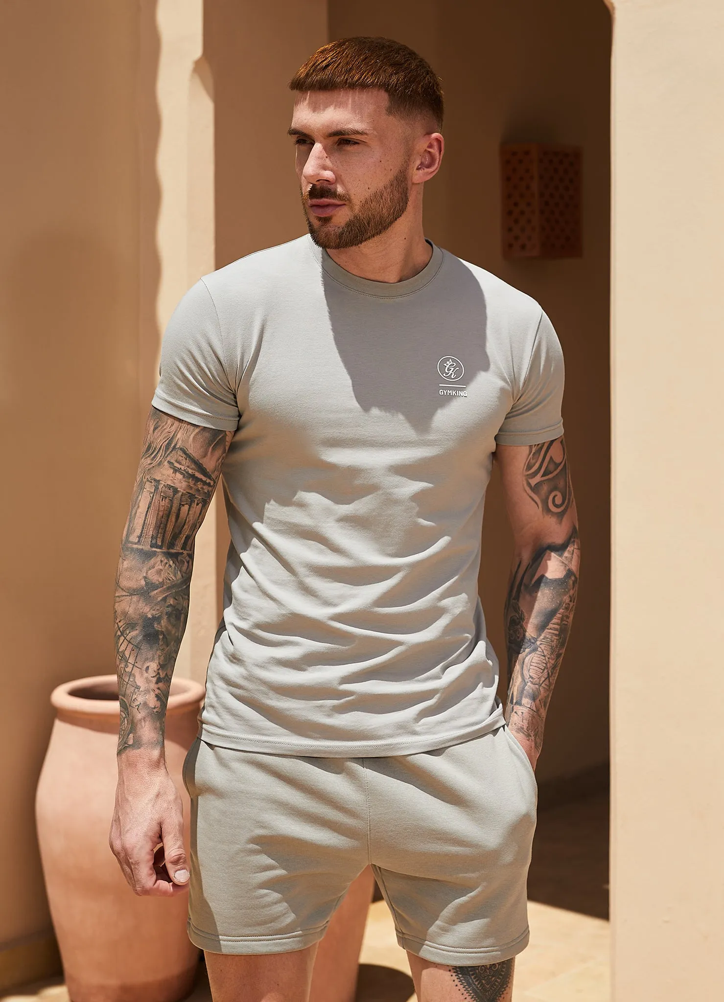 Gym King Aventus Tee - Taupe sold by The Gym King product image thumbnail 3