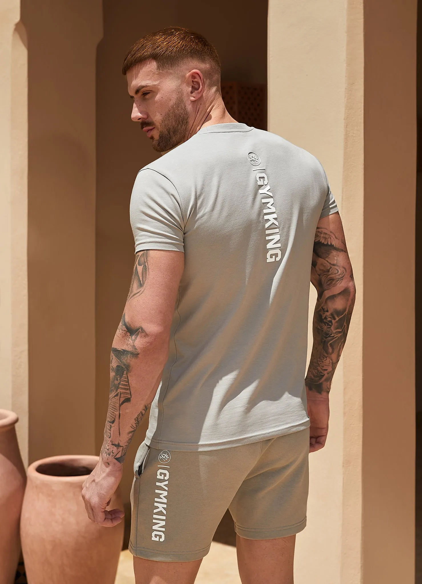 Gym King Aventus Tee - Taupe sold by The Gym King