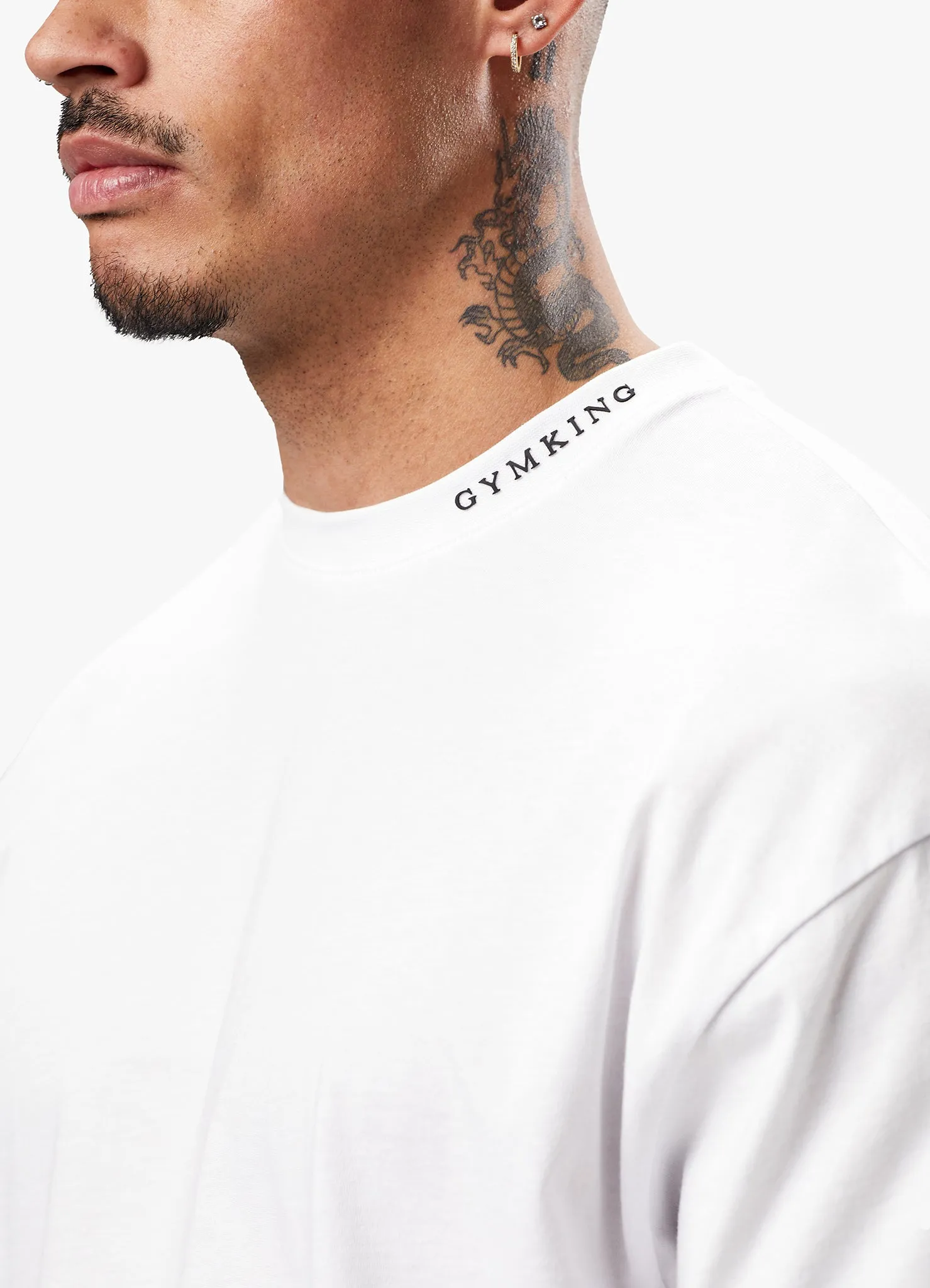 Gym King Alpha Tee - White sold by The Gym King product image thumbnail 3