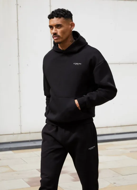 Gym King Oversized Logo Hoodie - Black sold by The Gym King