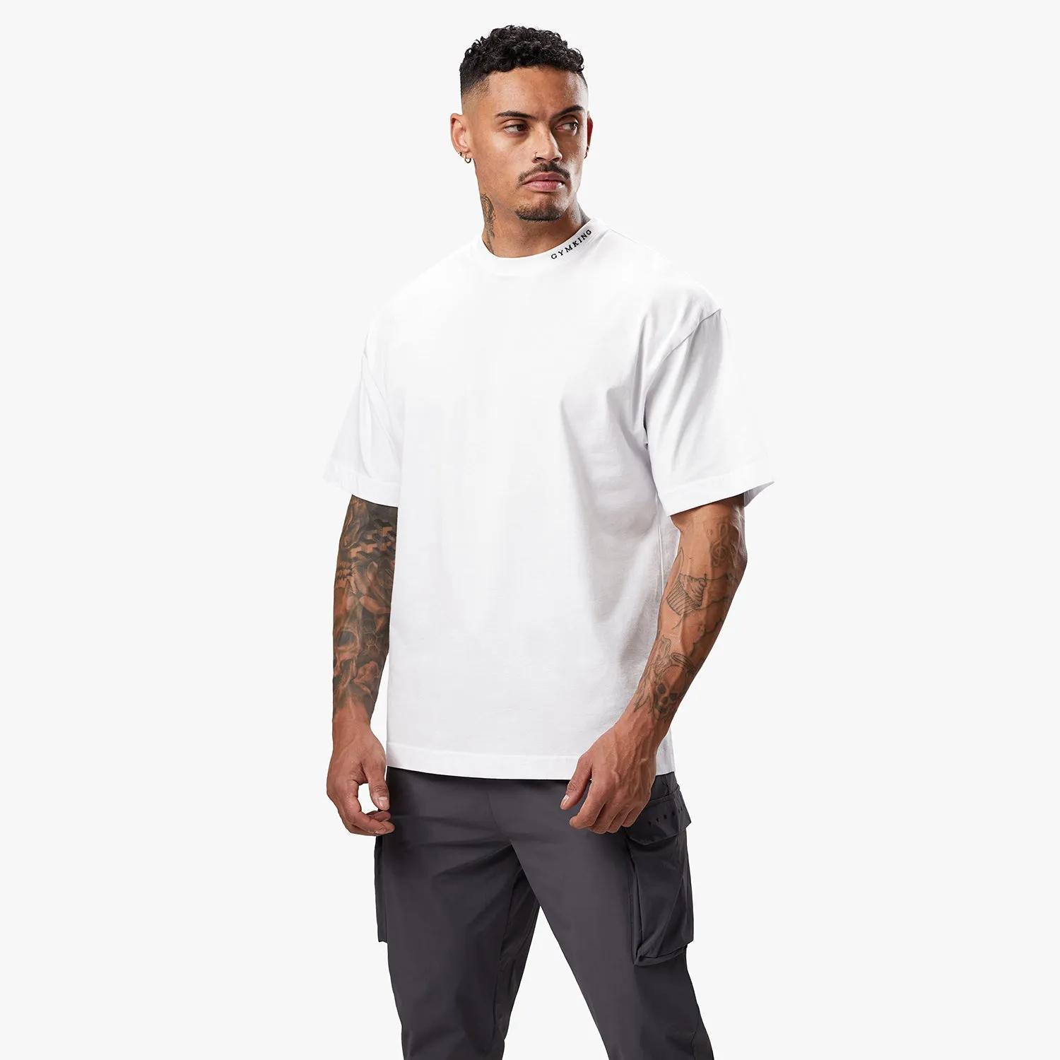 Gym King Alpha Tee - White sold by The Gym King product image thumbnail 2