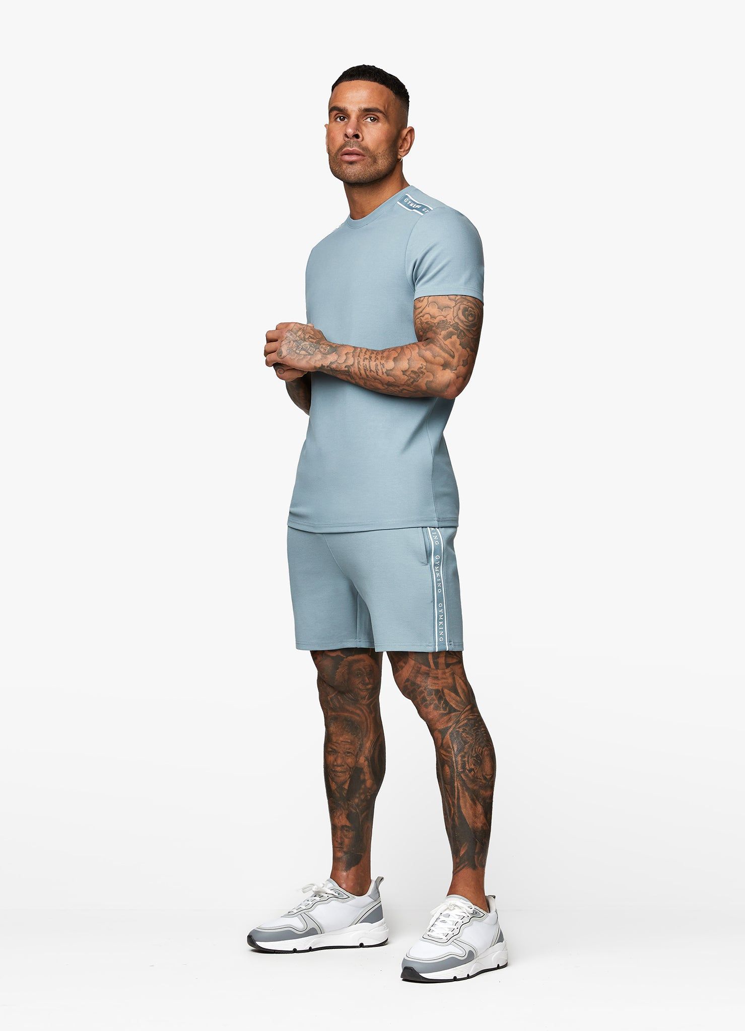 Gym King Signature Taped Tee - Sage sold by The Gym King product image thumbnail 7