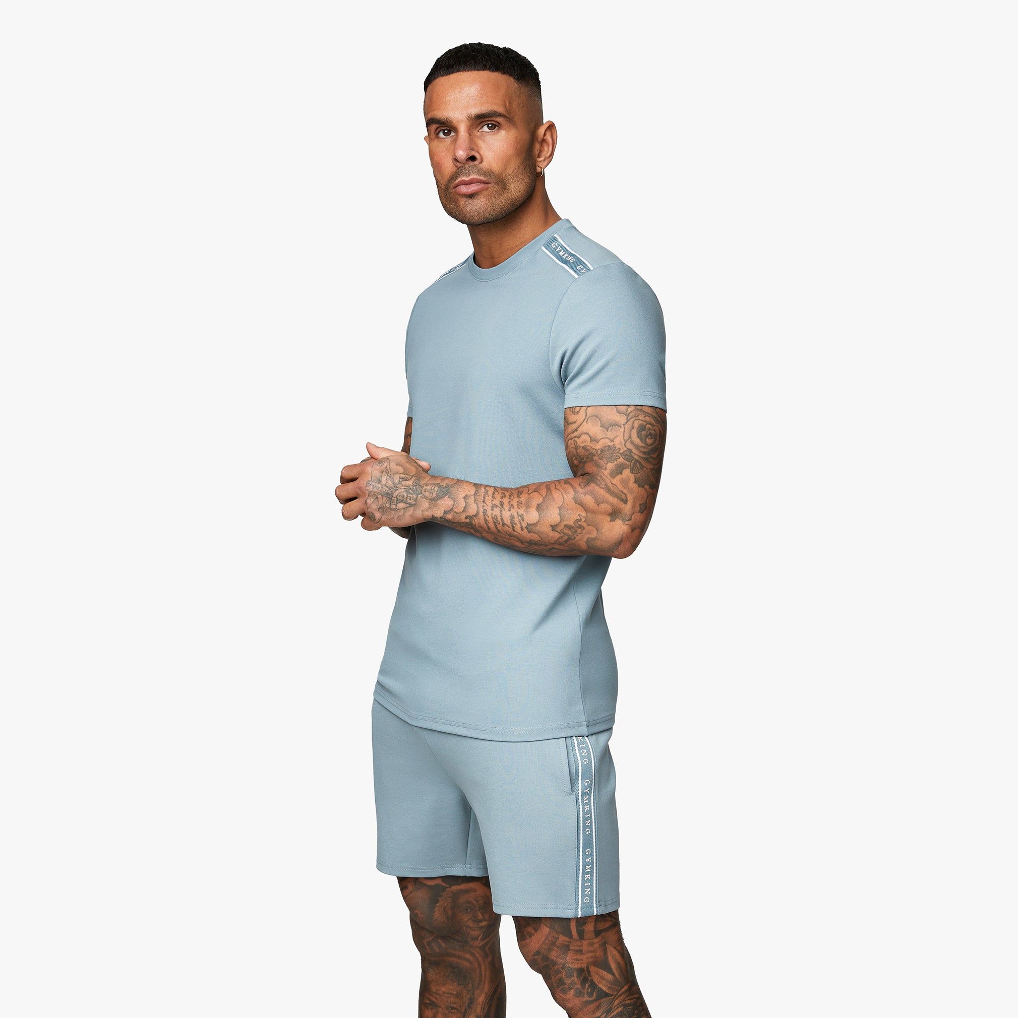 Gym King Signature Taped Tee - Sage sold by The Gym King product image thumbnail 2