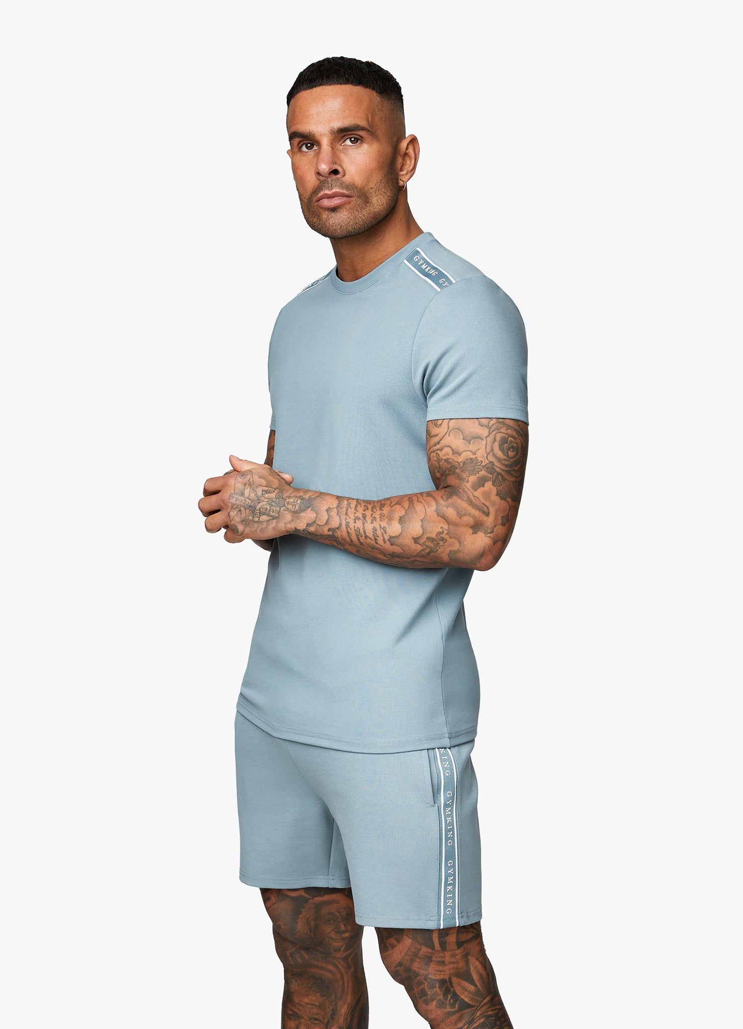 Gym King Signature Taped Tee - Sage sold by The Gym King product image thumbnail 4