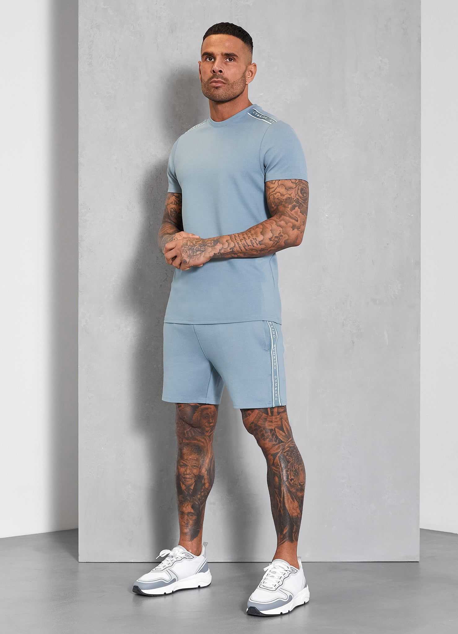 Gym King Signature Taped Tee - Sage sold by The Gym King product image thumbnail 3