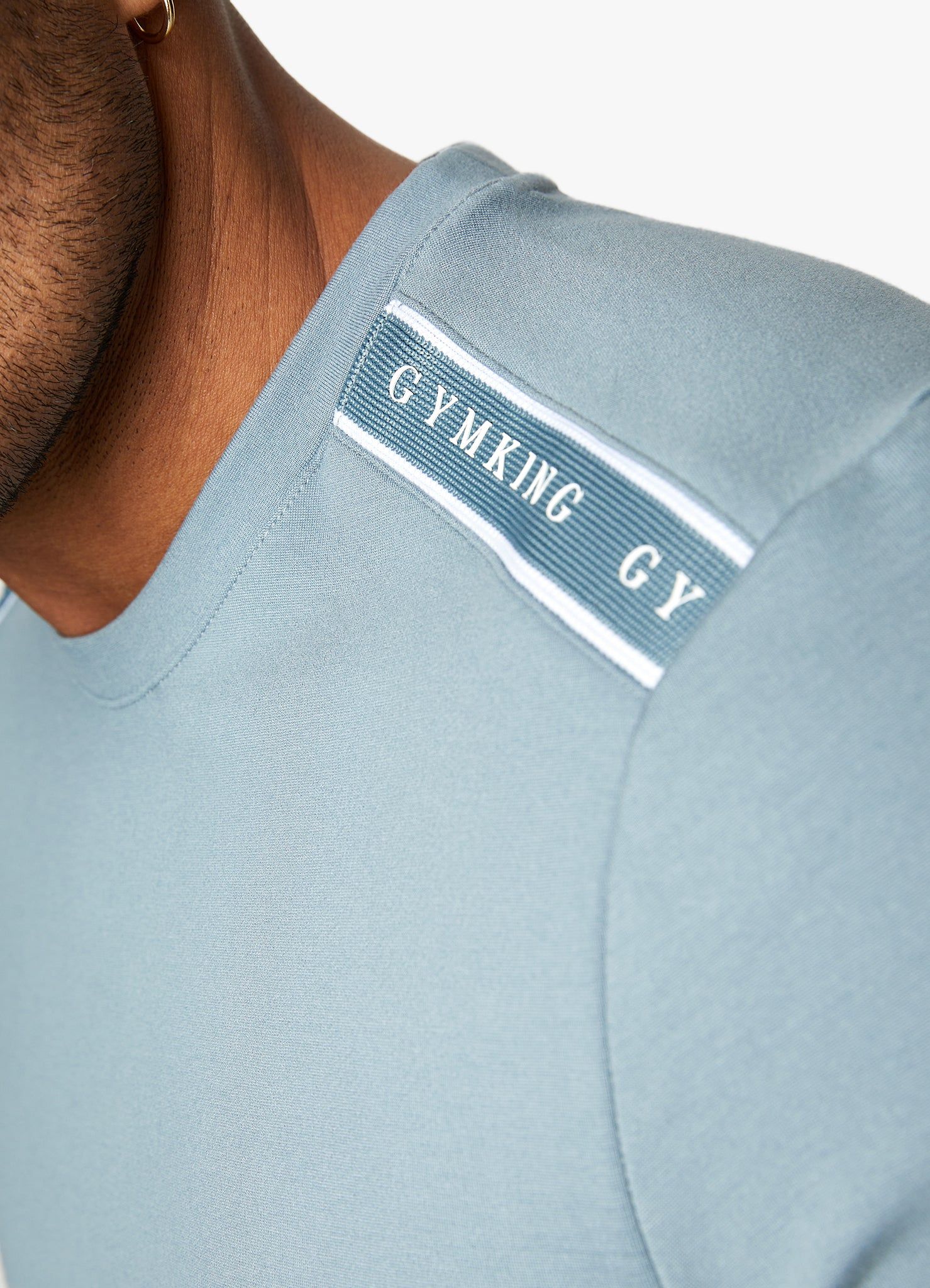 Gym King Signature Taped Tee - Sage sold by The Gym King product image thumbnail 5