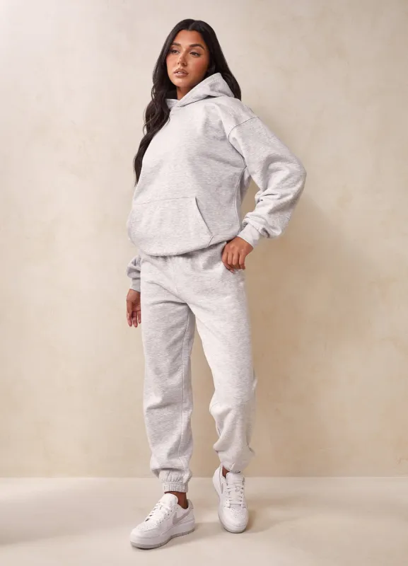 Gym King 365 Relaxed Fit Tracksuit - Snow Marl sold by The Gym King