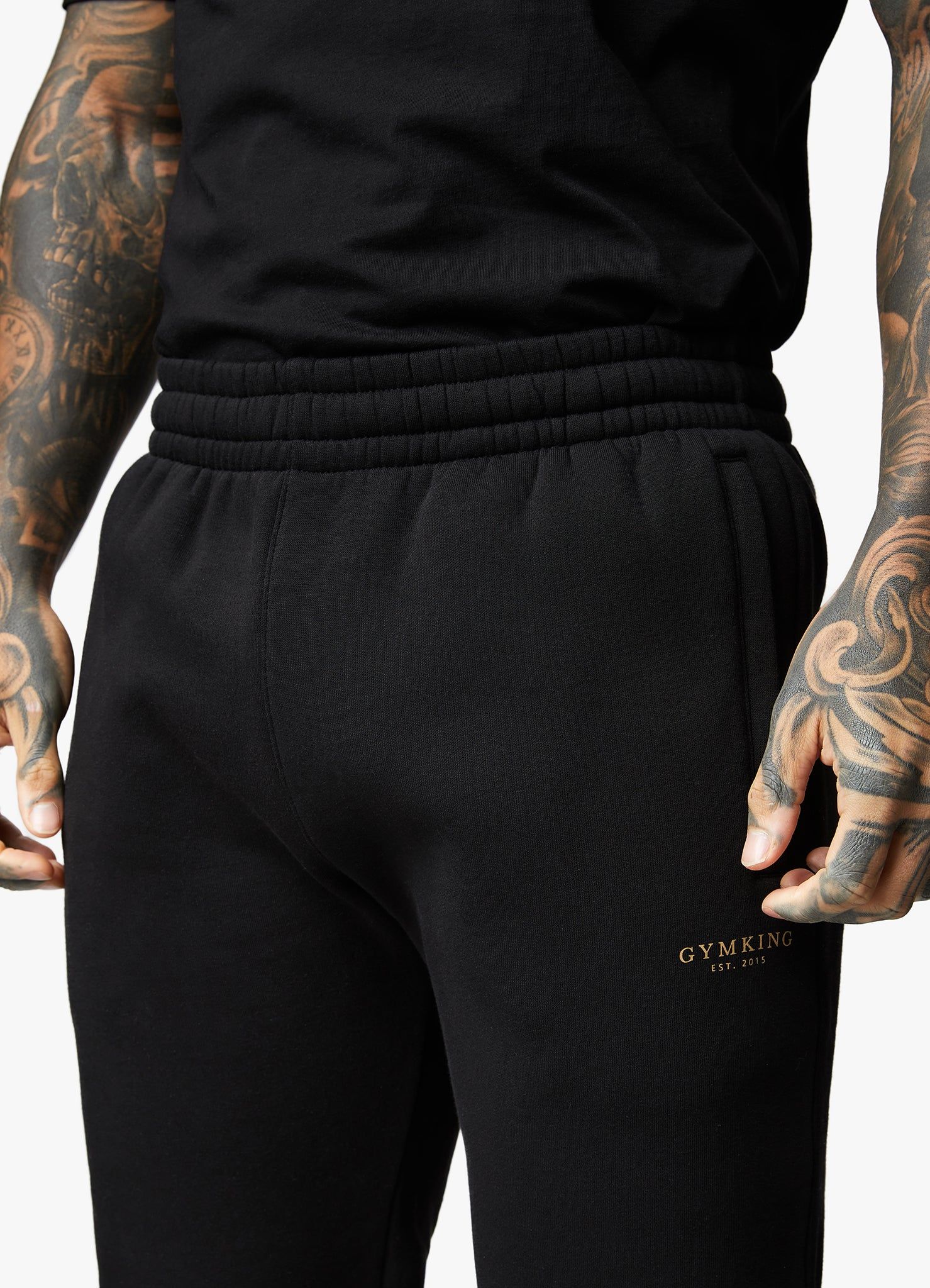 Gym King Limited Edition Established Jogger - Black/Gold sold by The Gym King product image thumbnail 7