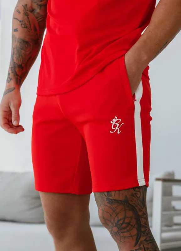 Gym King Core Plus Poly Short - Chilli Red sold by The Gym King