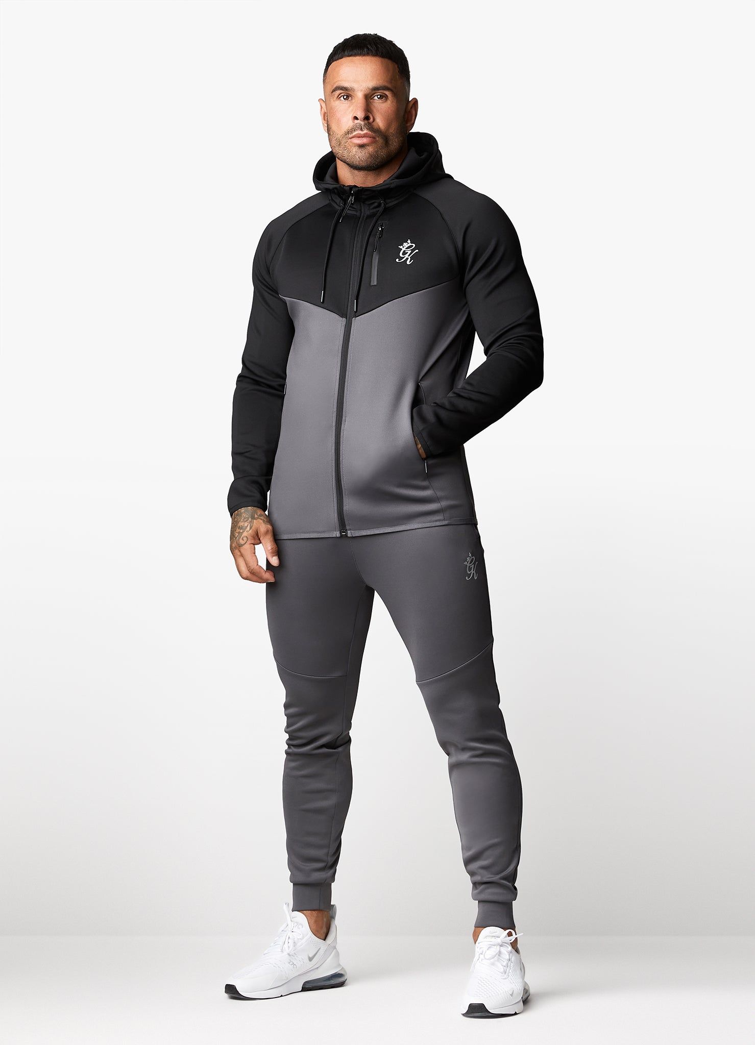 Gym King Precision Full Zip Tracksuit - Graphite sold by The Gym King product image thumbnail 5