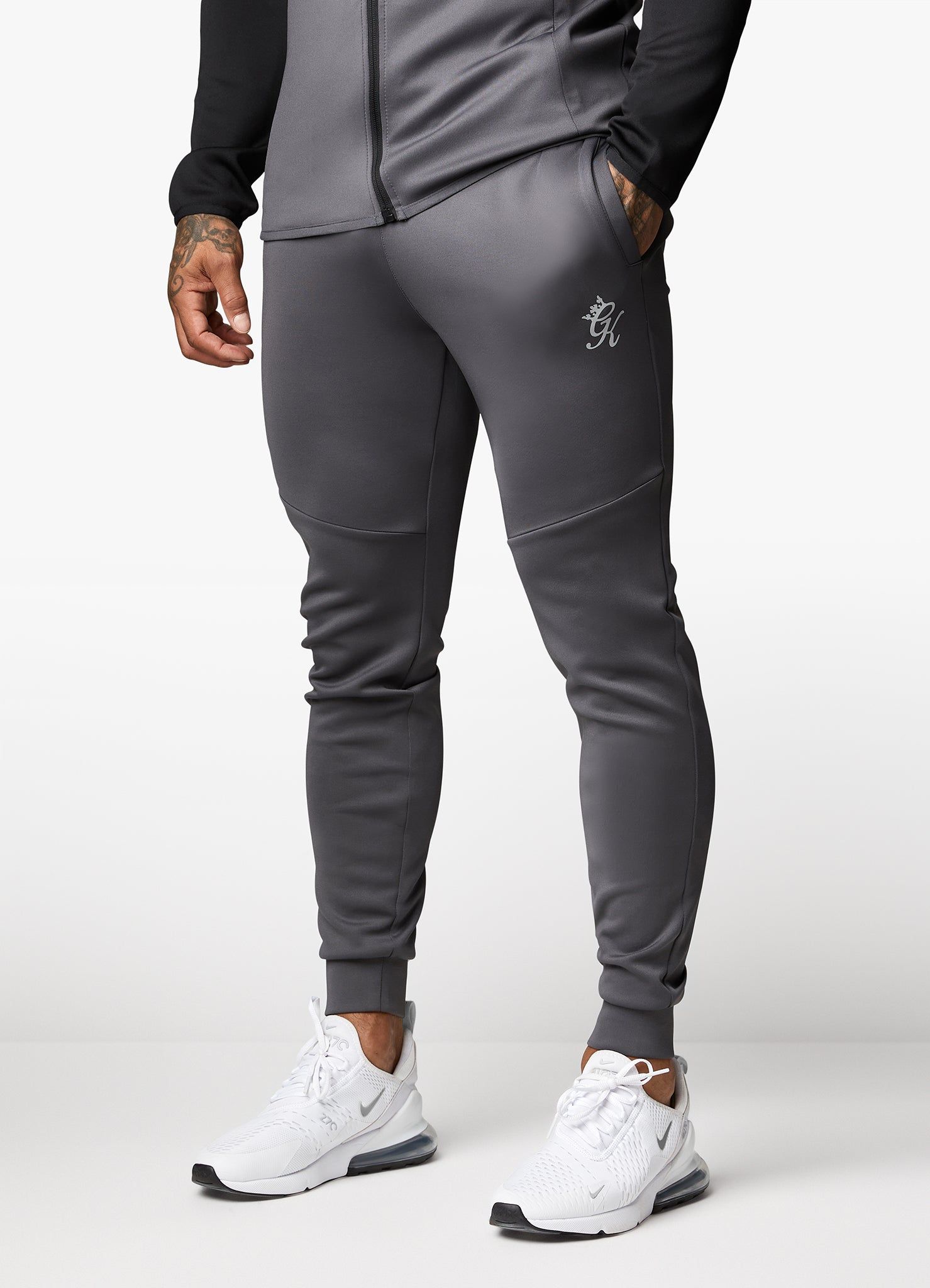 Gym King Precision Full Zip Tracksuit - Graphite sold by The Gym King product image thumbnail 7
