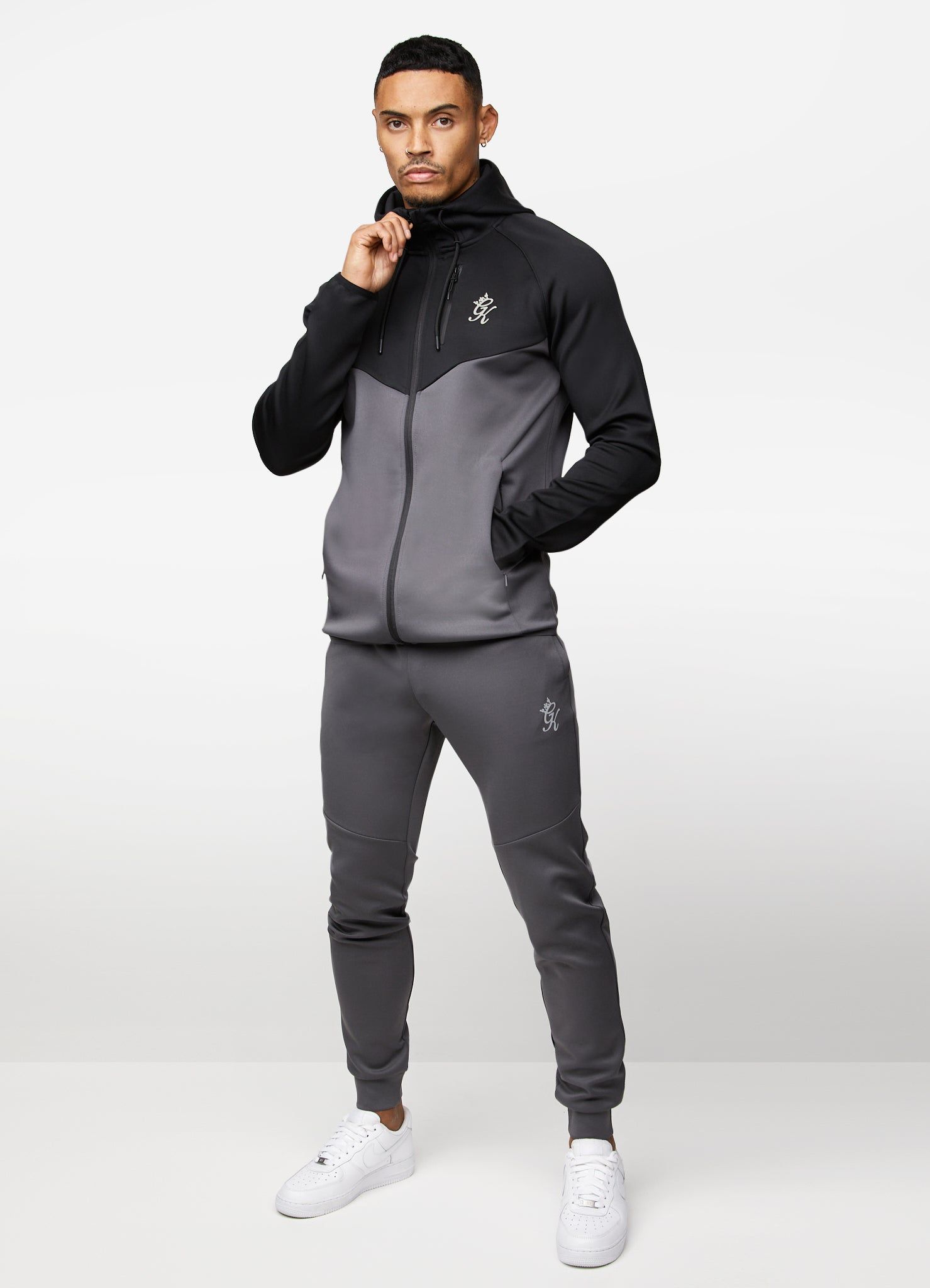 Gym King Precision Full Zip Tracksuit - Graphite sold by The Gym King product image thumbnail 2