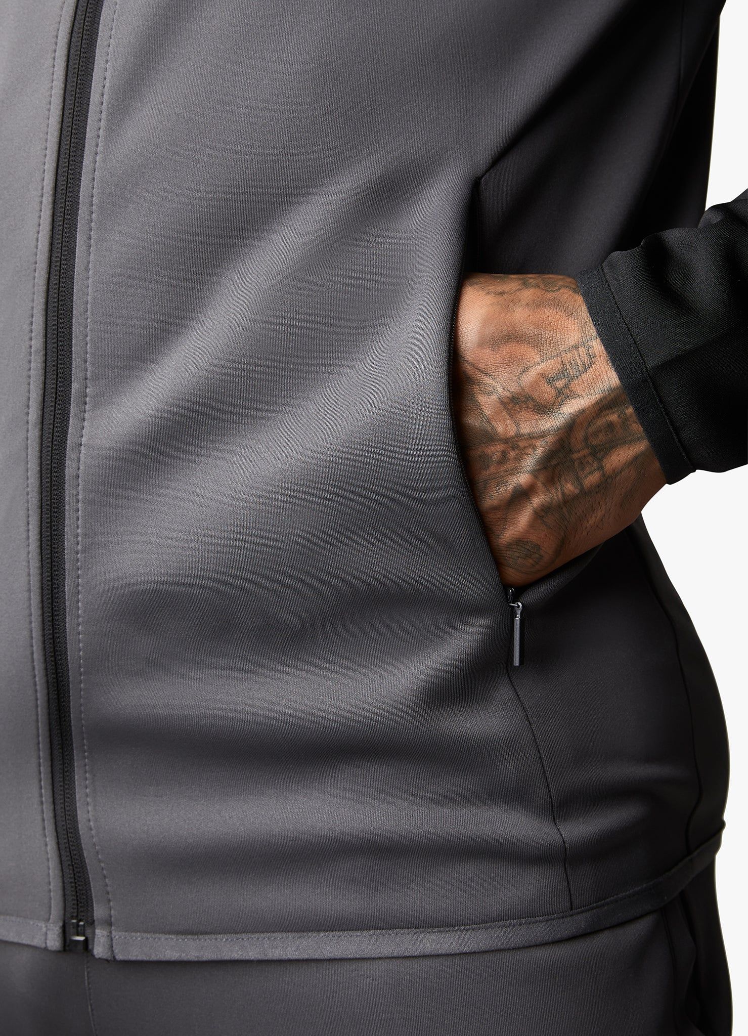 Gym King Precision Full Zip Tracksuit - Graphite sold by The Gym King product image thumbnail 14