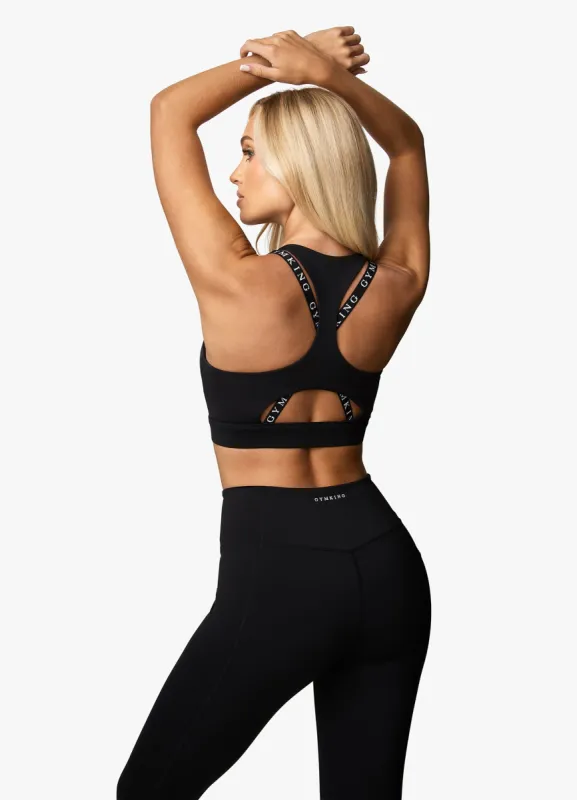 Gym King Incline Bra - Black sold by The Gym King