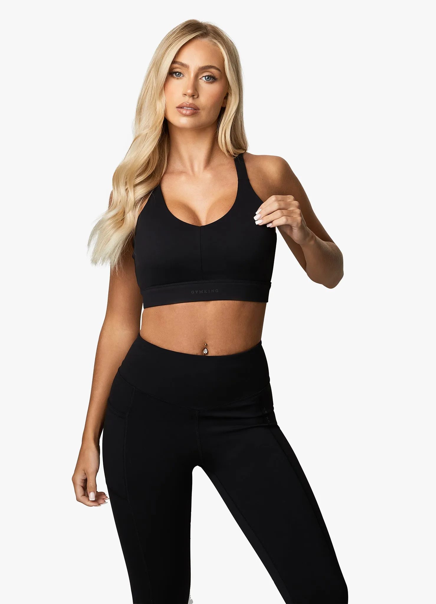 Gym King Incline Bra - Black sold by The Gym King product image thumbnail 3