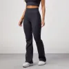 Gym King 365 Rib Flared Legging - Dark Pewter sold by The Gym King