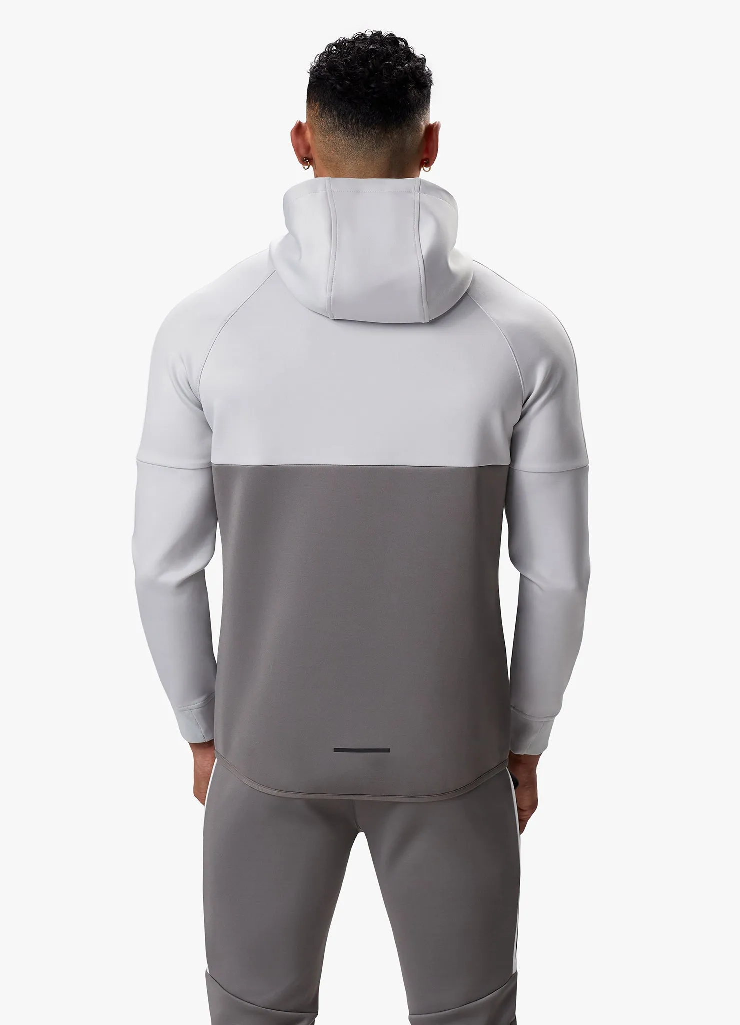 Gym King Taped Core Plus FZ Hood - Silver Grey/Steel sold by The Gym King product image thumbnail 3