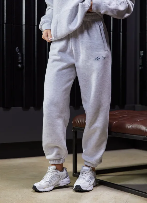 Gym King Reset Sweatpant - Snow Marl sold by The Gym King