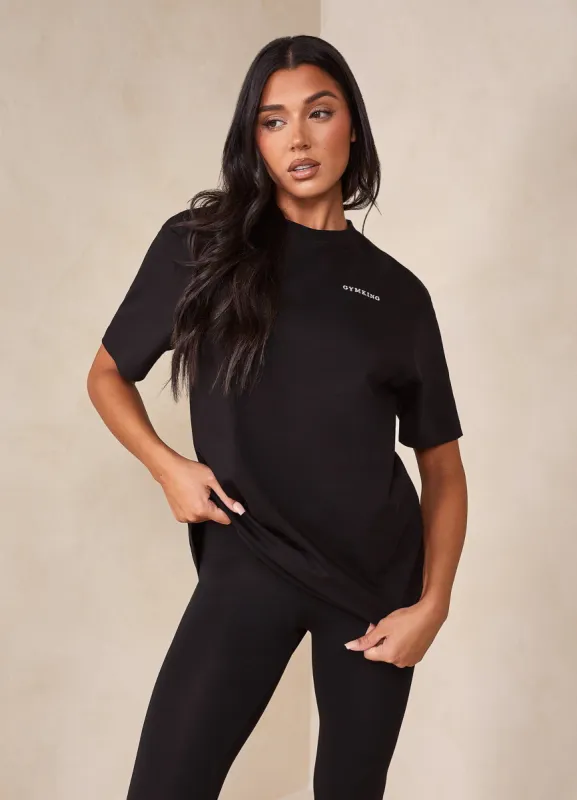 Gym King 365 Boyfriend Tee - Black sold by The Gym King