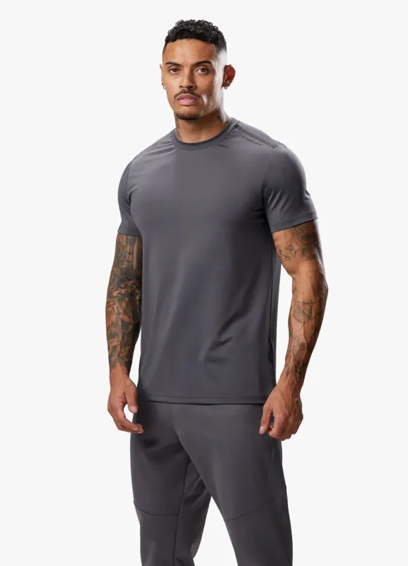 Gym King Alpha Poly Tee - Graphite sold by The Gym King