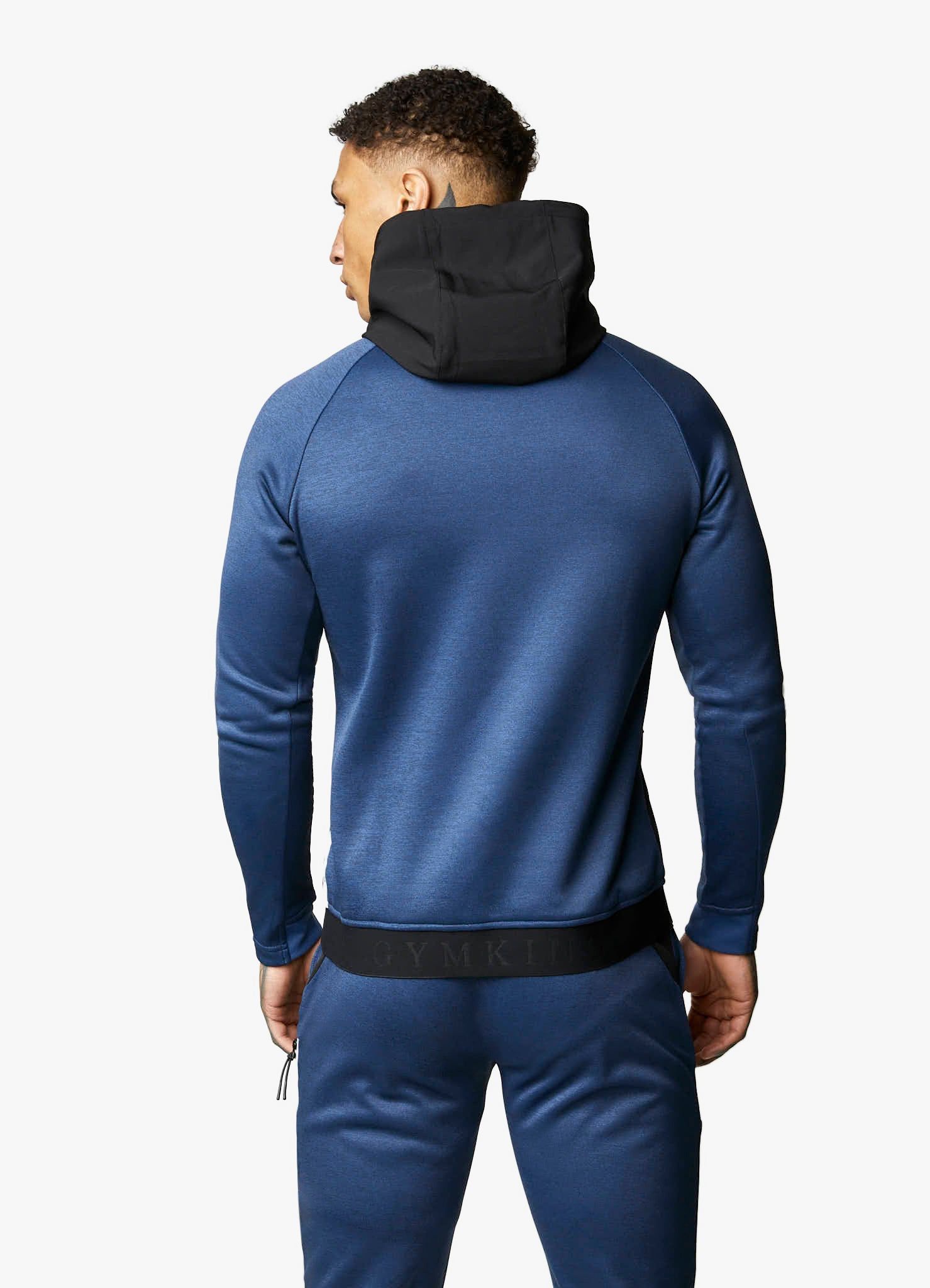 Gym King Endurance Full Zip Hood - Navy/Black sold by The Gym King product image thumbnail 6