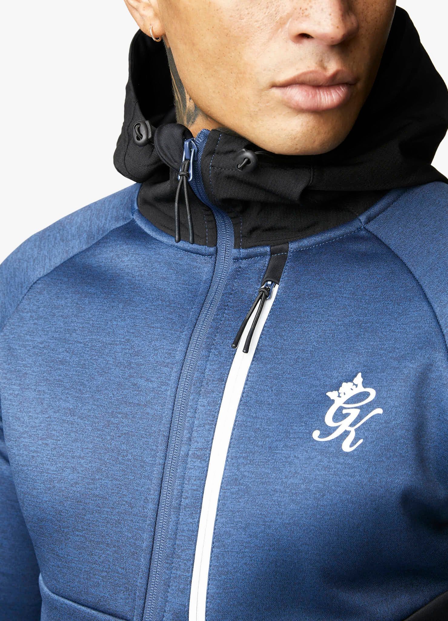 Gym King Endurance Full Zip Hood - Navy/Black sold by The Gym King product image thumbnail 7