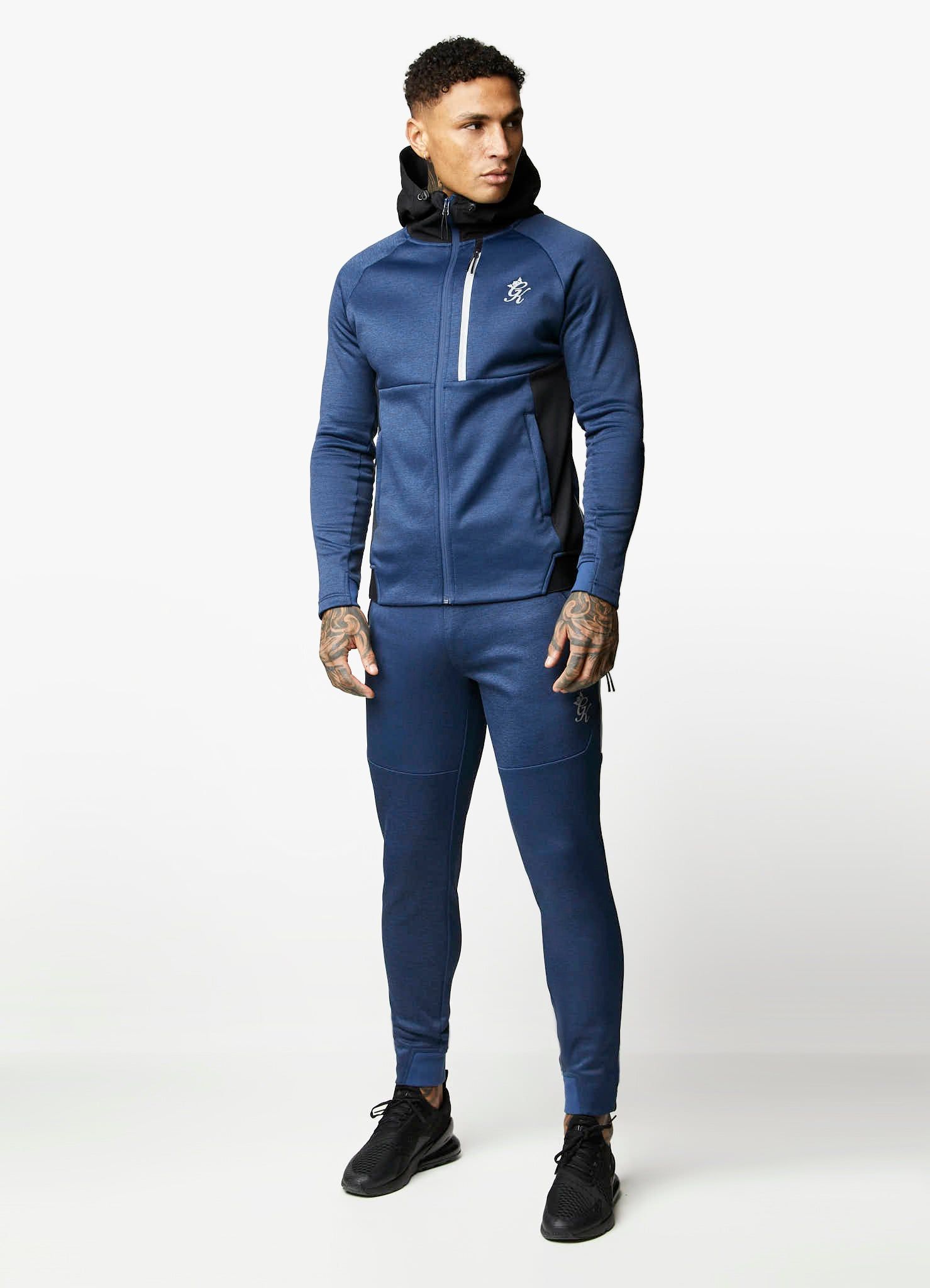 Gym King Endurance Full Zip Hood - Navy/Black sold by The Gym King product image thumbnail 5