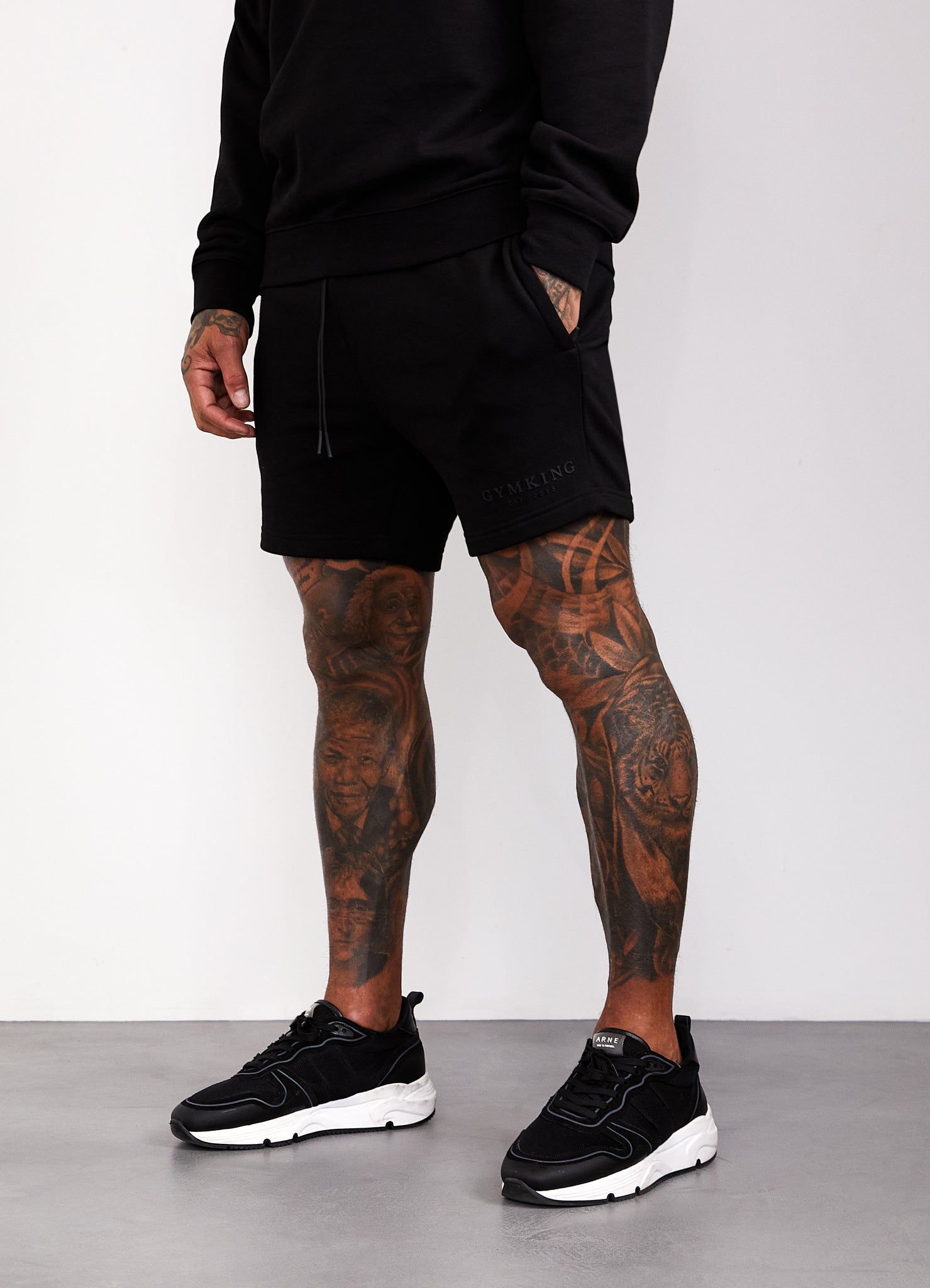 Gym King Est. Legacy Short - Black sold by The Gym King