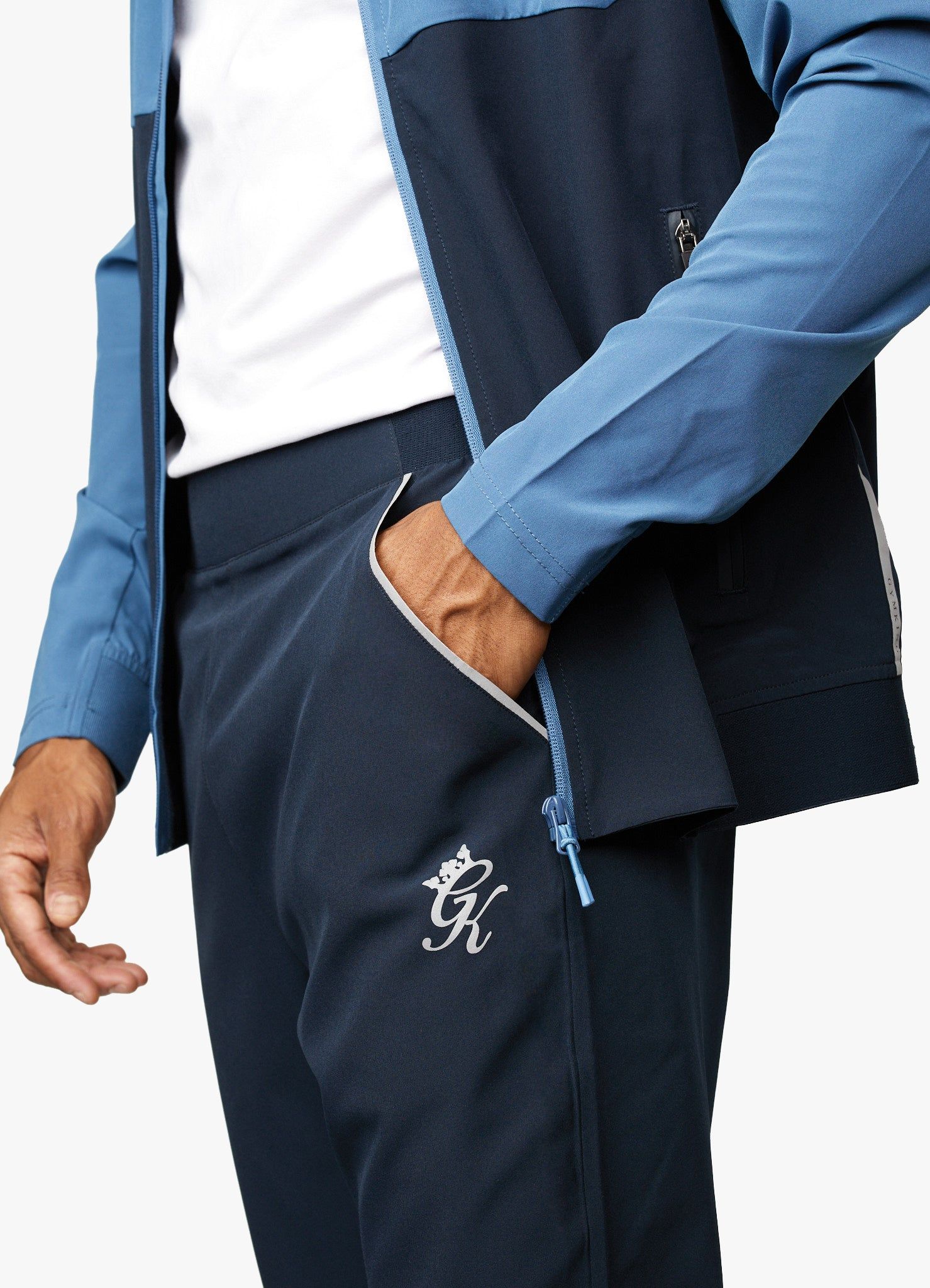 Gym King Impact Pant - Thunderbolt Blue/Navy sold by The Gym King product image thumbnail 5