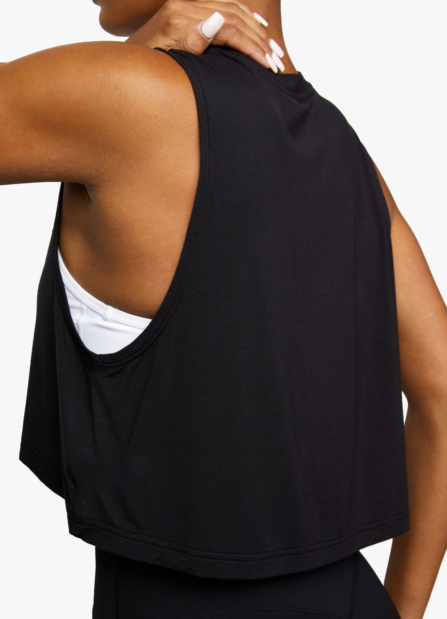 Gym King Crop Vest - Black sold by The Gym King product image thumbnail 6