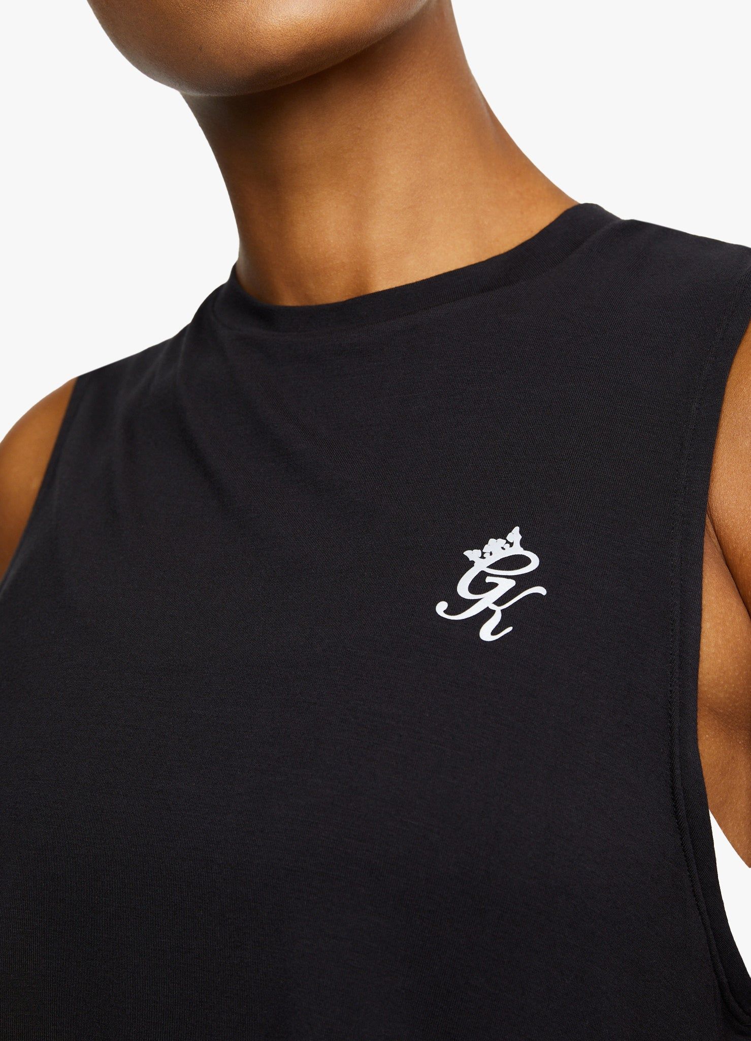 Gym King Crop Vest - Black sold by The Gym King product image thumbnail 5