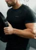 Gym King Energy Linear Tee - Black sold by The Gym King