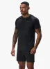 Gym King Energy Linear Tee - Black sold by The Gym King