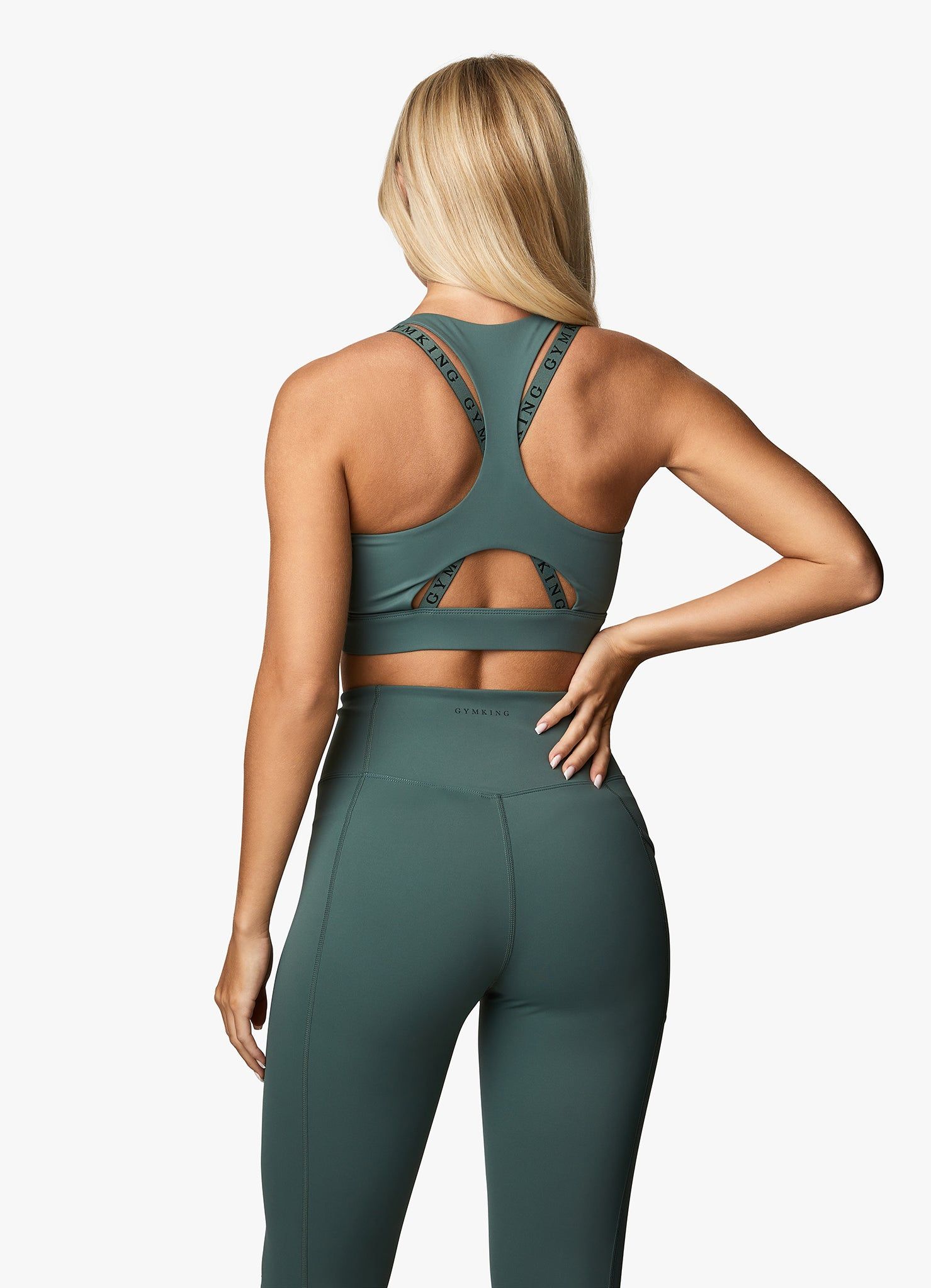 Gym King Incline Bra - Willow Green sold by The Gym King product image thumbnail 3