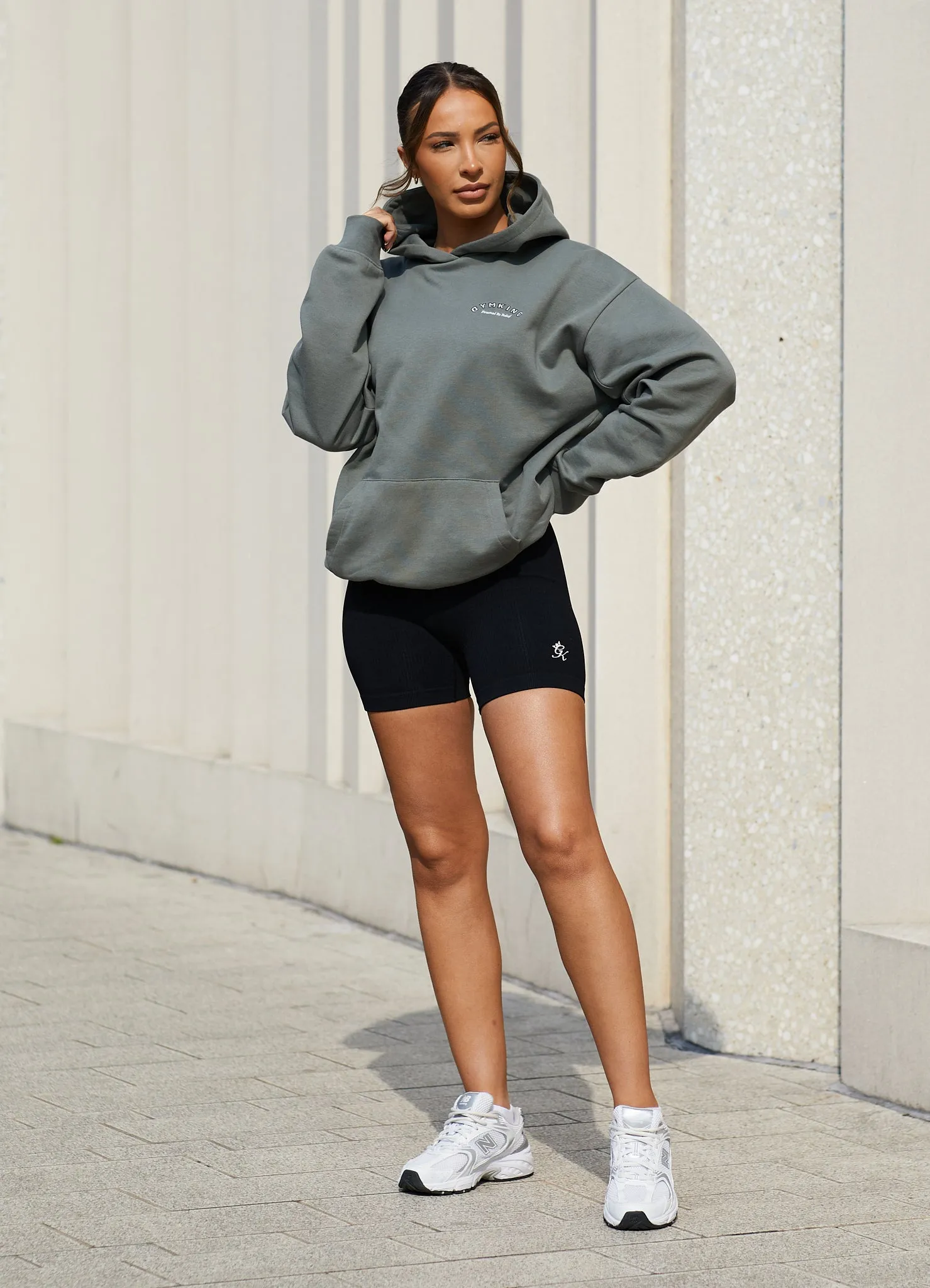 Gym King Spirit of Summer Relaxed Fit Hood - Dusk Green sold by The Gym King product image thumbnail 3