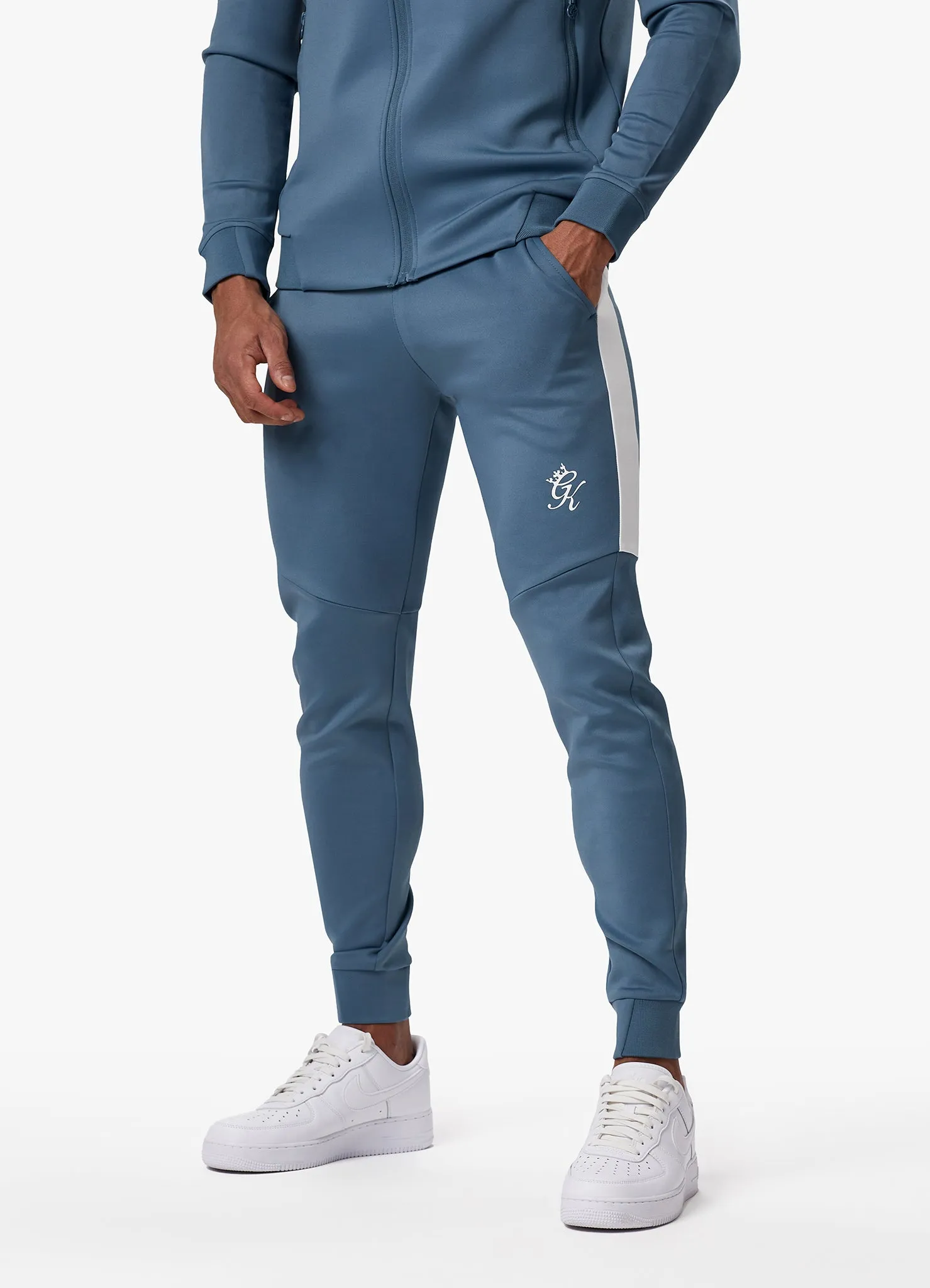 Gym King Core Plus Poly Jogger - Smoke Blue sold by The Gym King