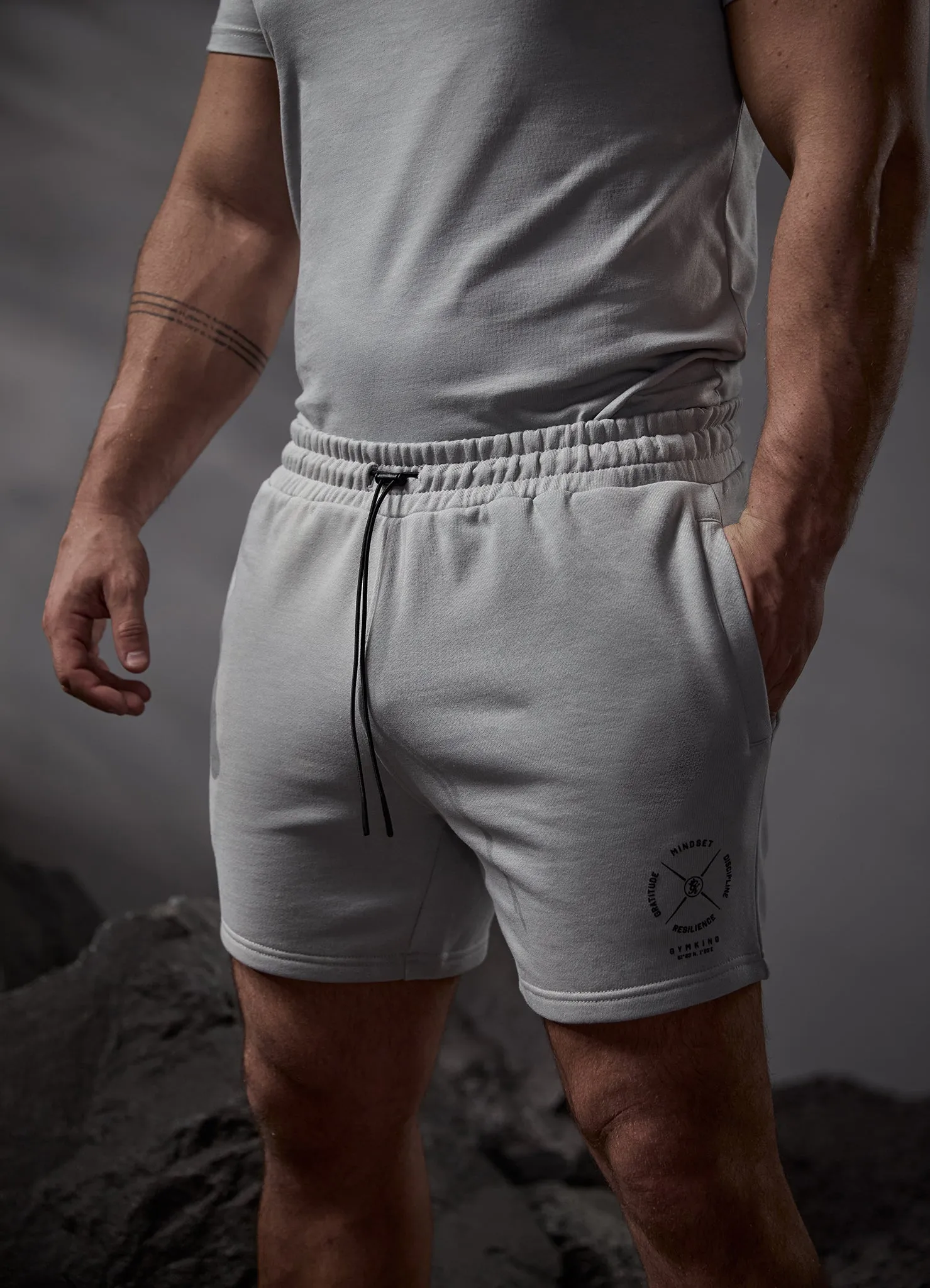 Gym King Compass Short - Urban Grey sold by The Gym King