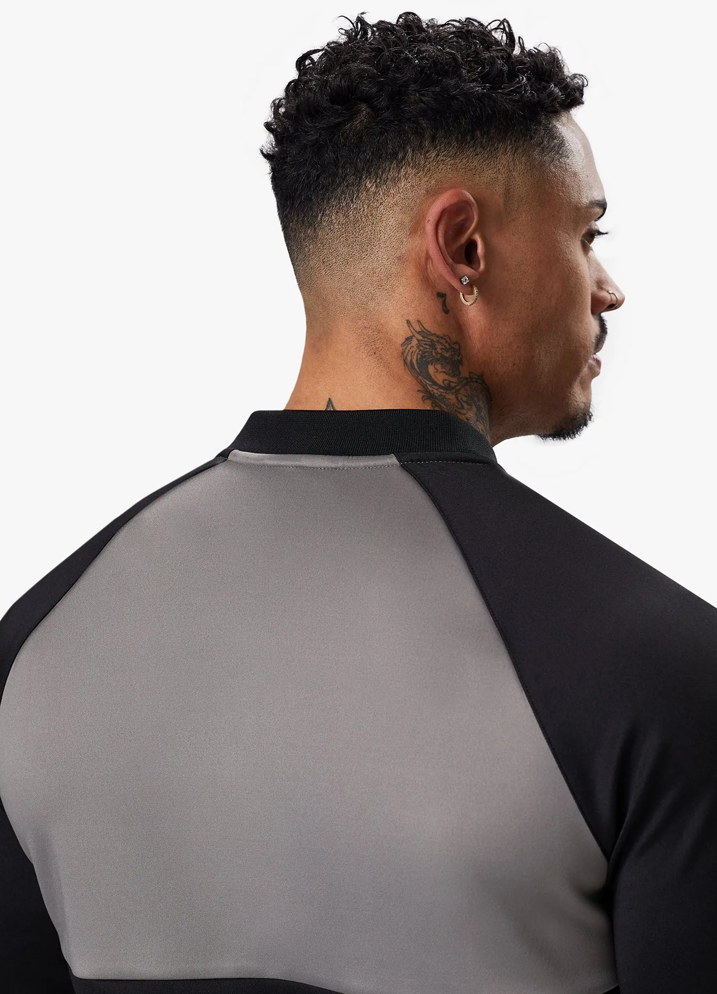 Gym King Taped Core Plus Jacket - Black/Steel sold by The Gym King product image thumbnail 5