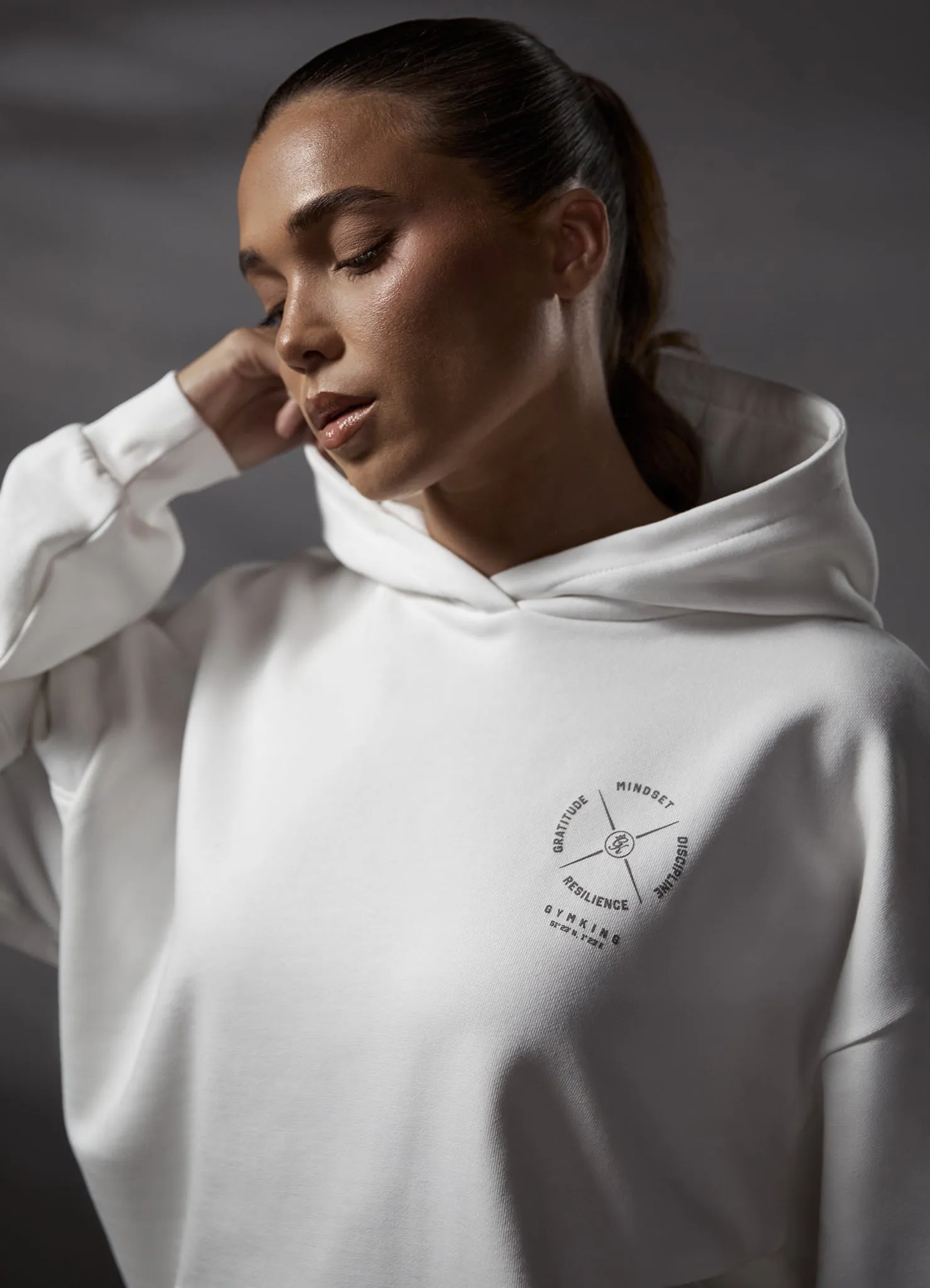 Gym King Stoic Hood - Cream sold by The Gym King product image thumbnail 4