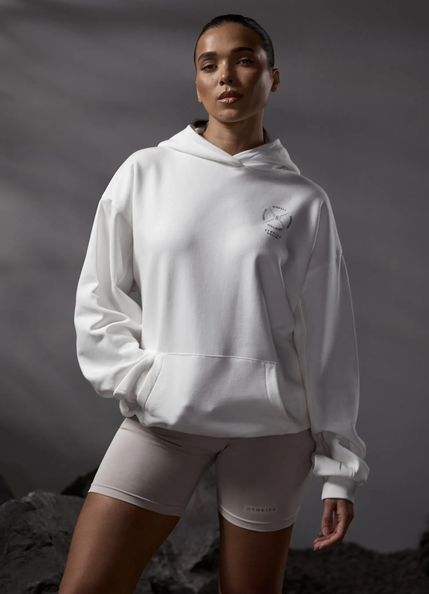 Gym King Stoic Hood - Cream sold by The Gym King product image thumbnail 5