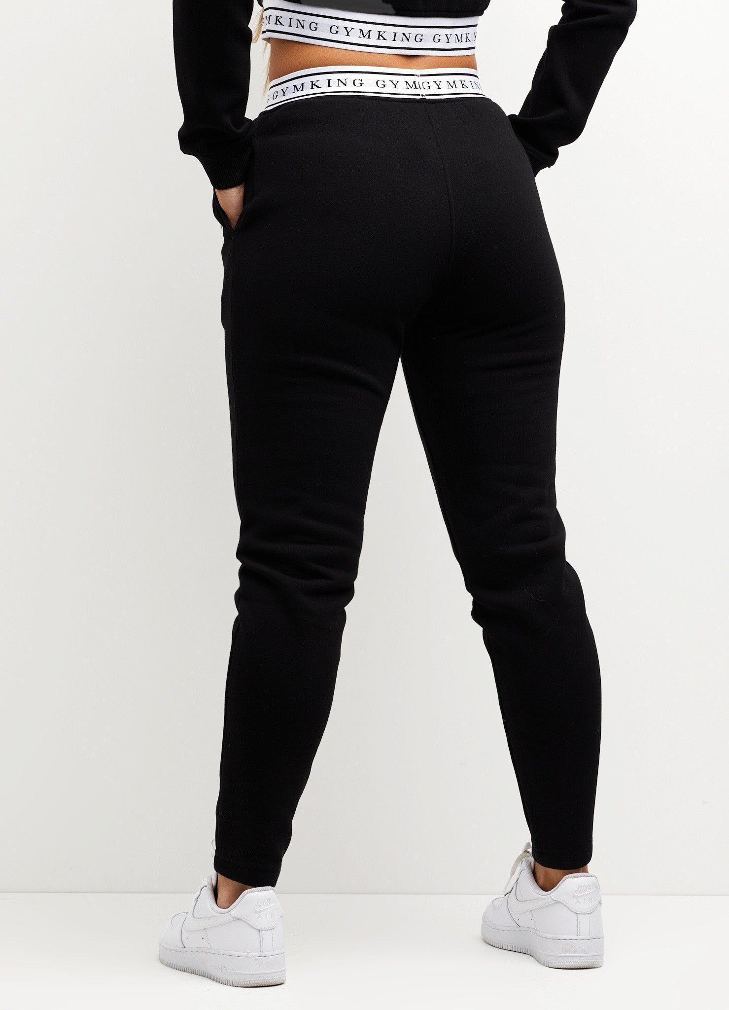 Gym King Taped Jogger - Black sold by The Gym King product image thumbnail 4