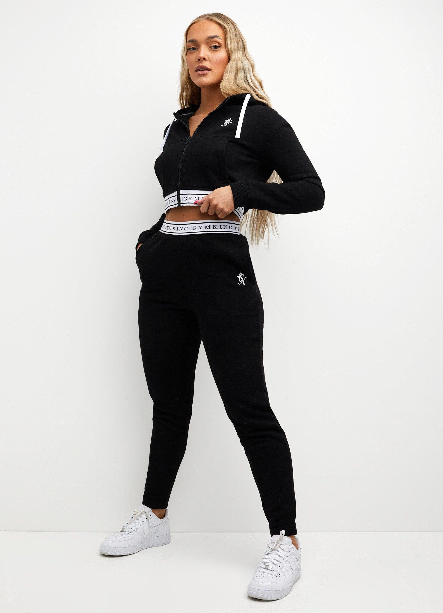 Gym King Taped Jogger - Black sold by The Gym King product image thumbnail 3